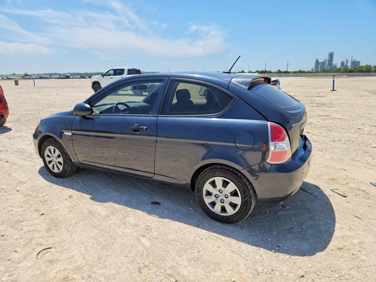 2008 Hyundai Accent Gs Blue vin: KMHCM36C78U091370