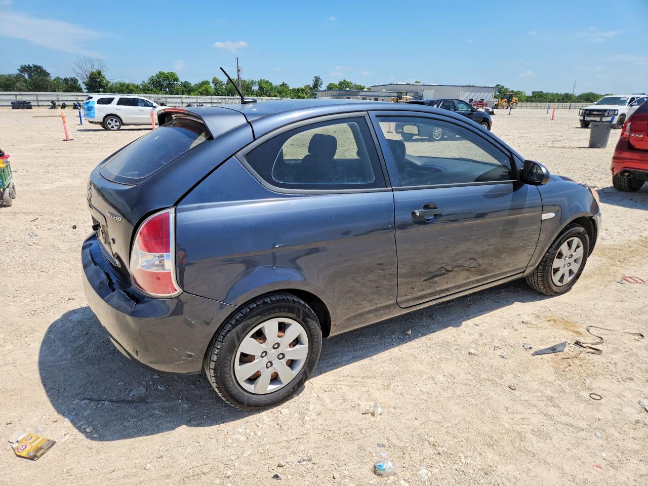 2008 Hyundai Accent Gs Blue vin: KMHCM36C78U091370