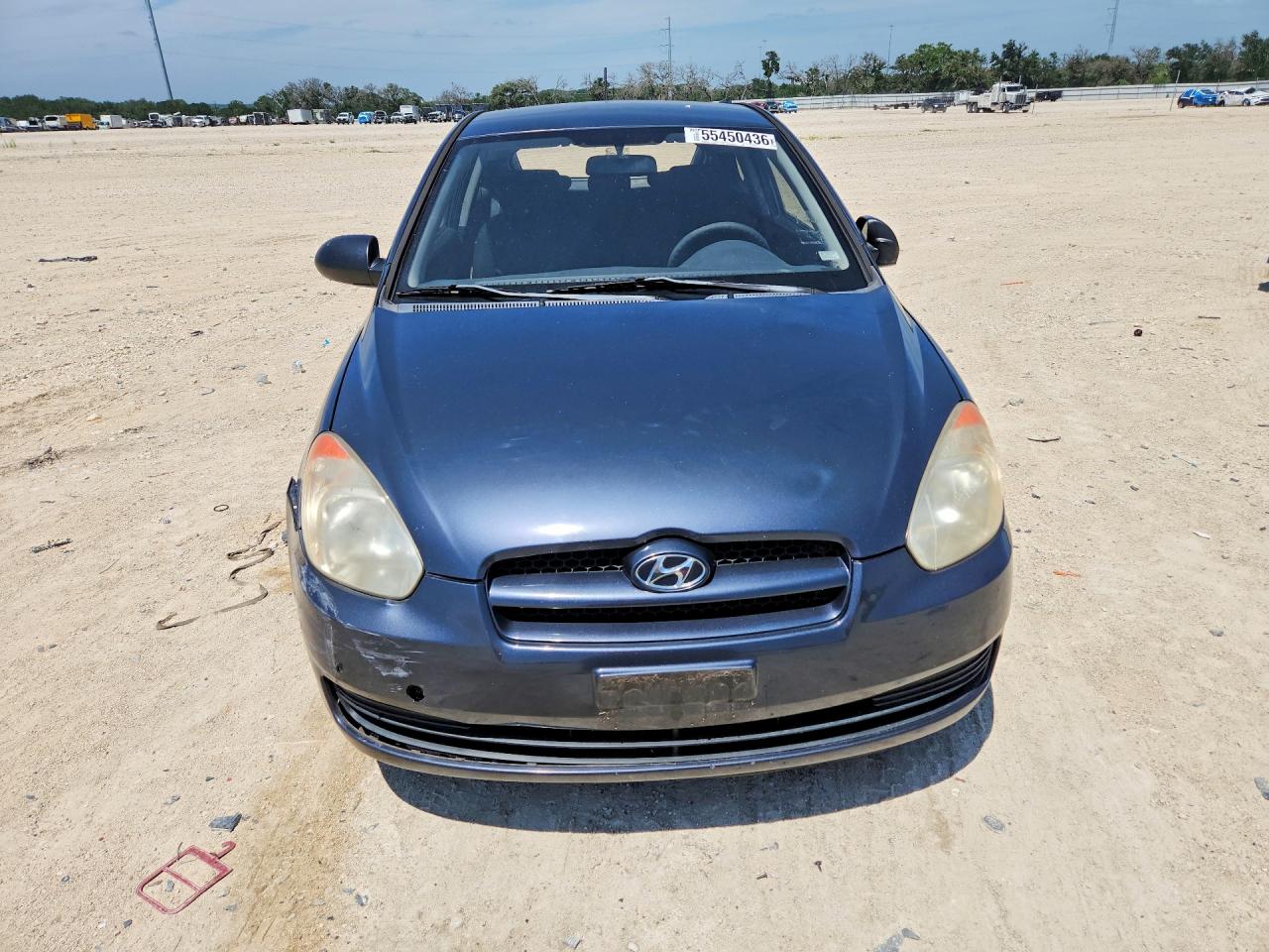 2008 Hyundai Accent Gs Blue vin: KMHCM36C78U091370