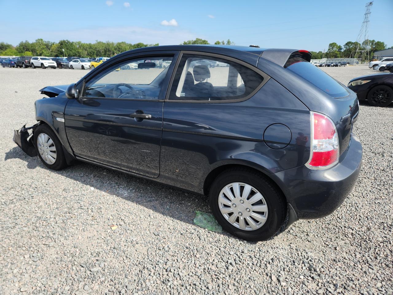 2009 Hyundai Accent Gs Gray vin: KMHCM36C79U130993