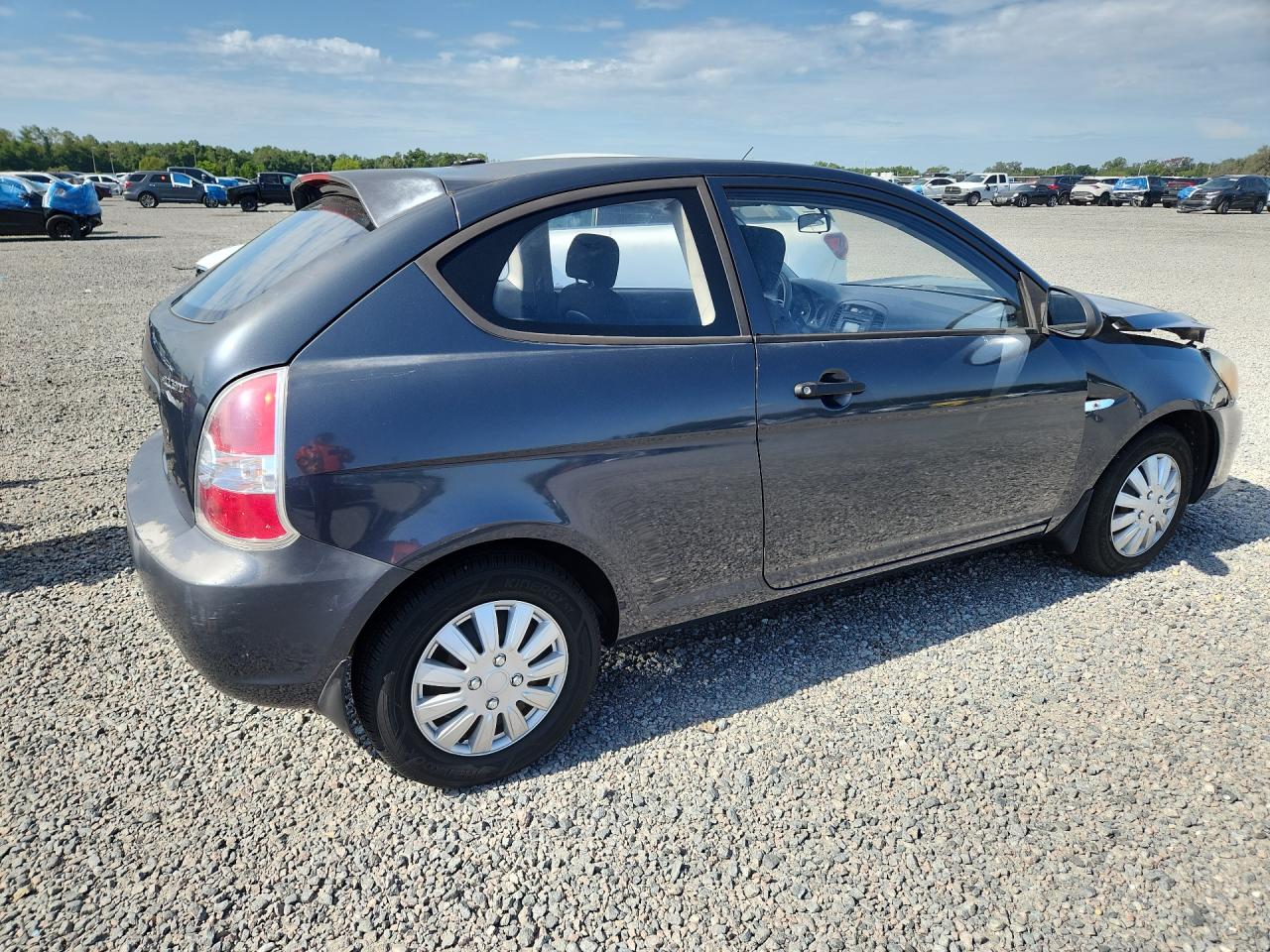 2009 Hyundai Accent Gs Gray vin: KMHCM36C79U130993