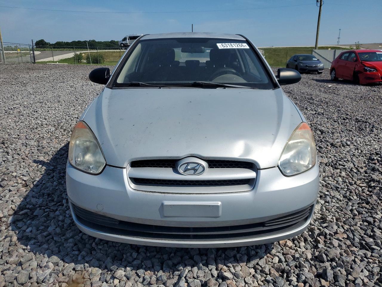 2009 Hyundai Accent Gs Silver vin: KMHCM36C89U114544