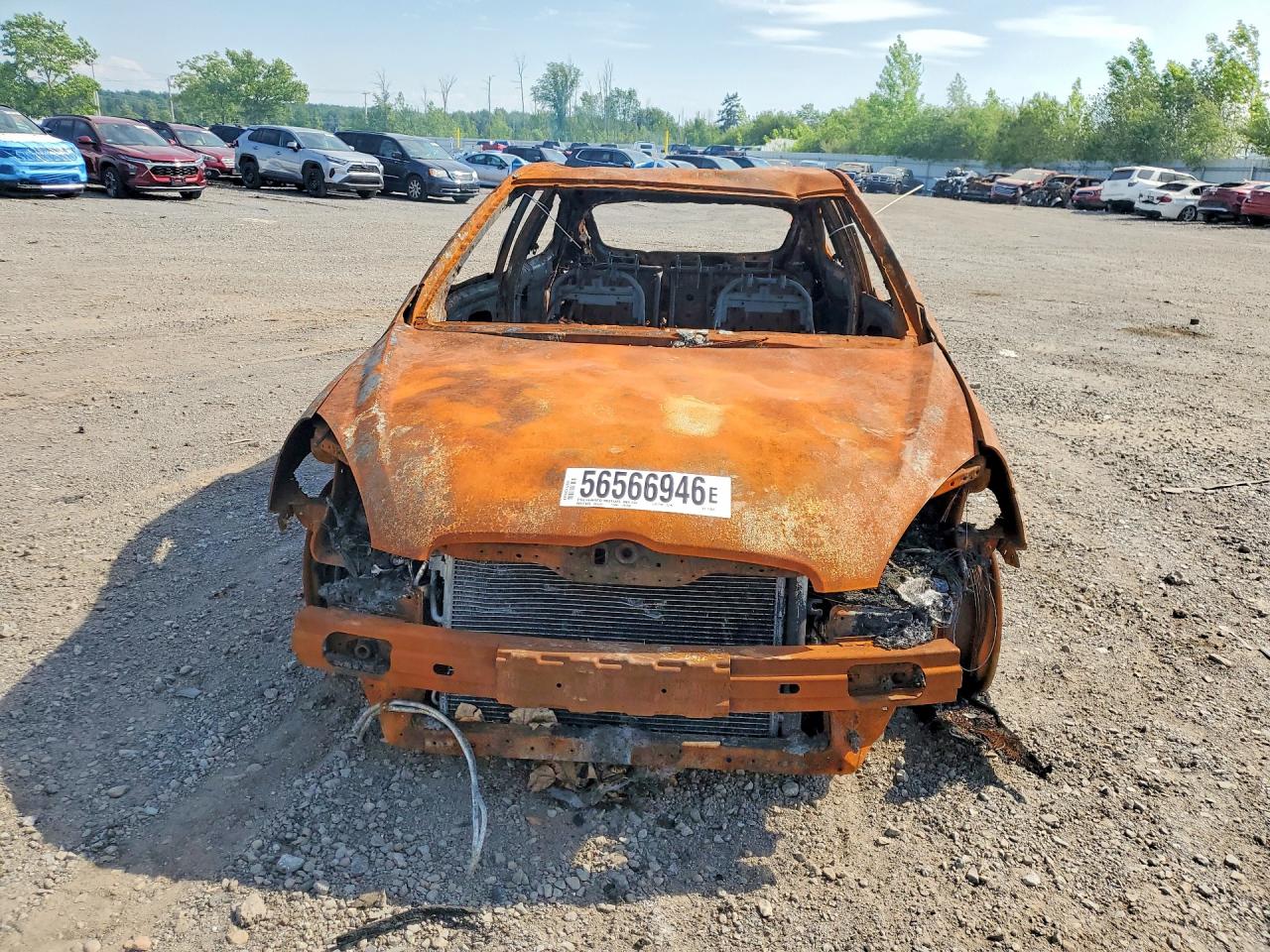 2009 Hyundai Accent Gs Пожар vin: KMHCM36C89U124085