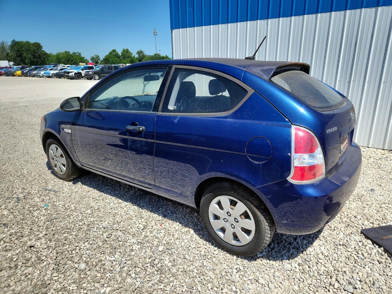 2009 Hyundai Accent Gs Blue vin: KMHCM36C89U140383