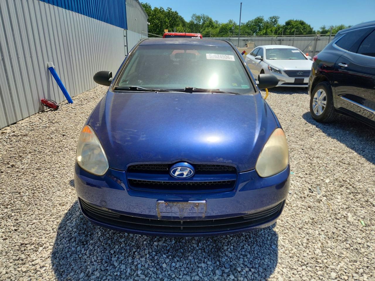 2009 Hyundai Accent Gs Blue vin: KMHCM36C89U140383