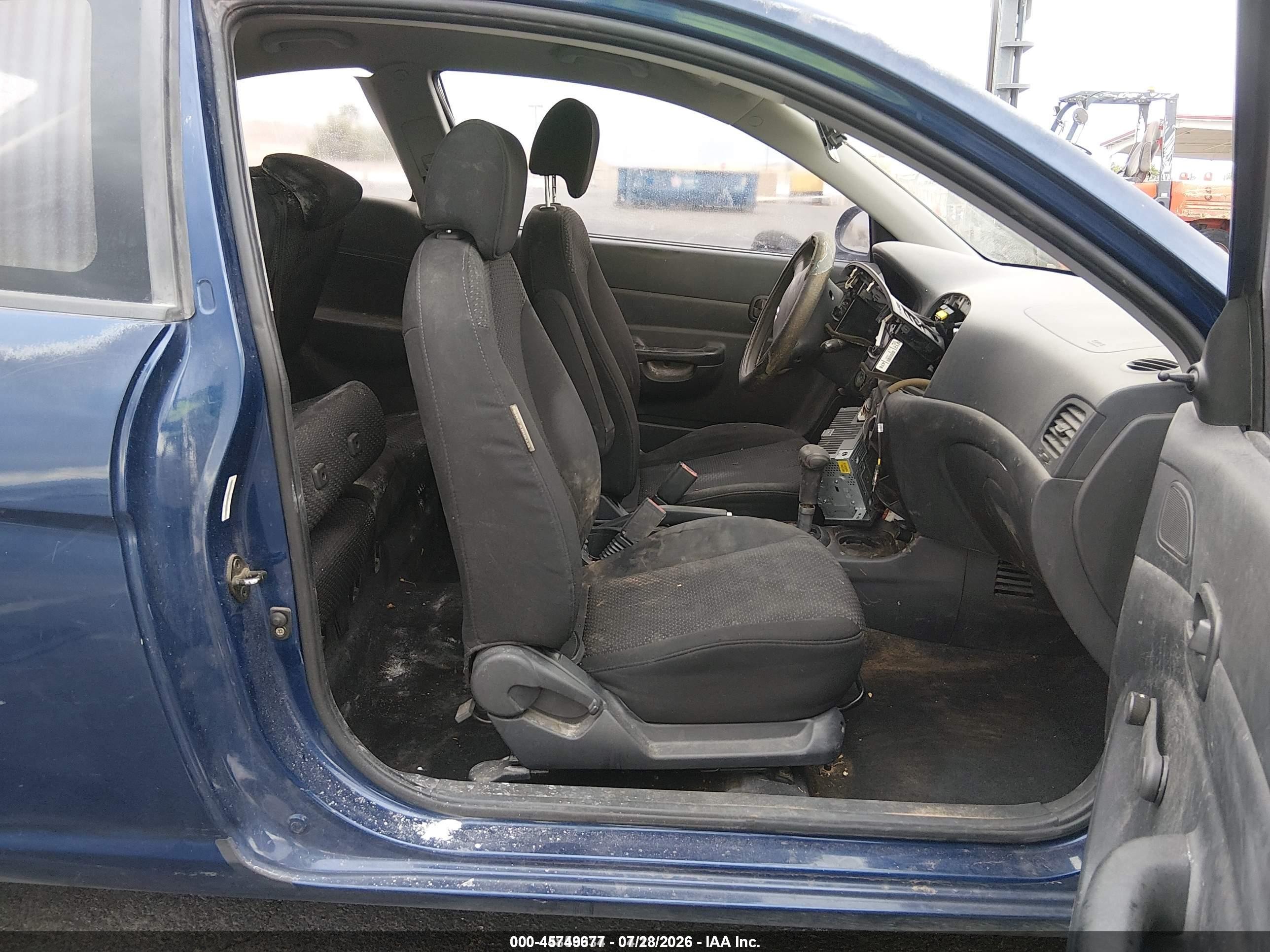 2007 Hyundai Accent Gs Blue vin: KMHCM36C97U016636