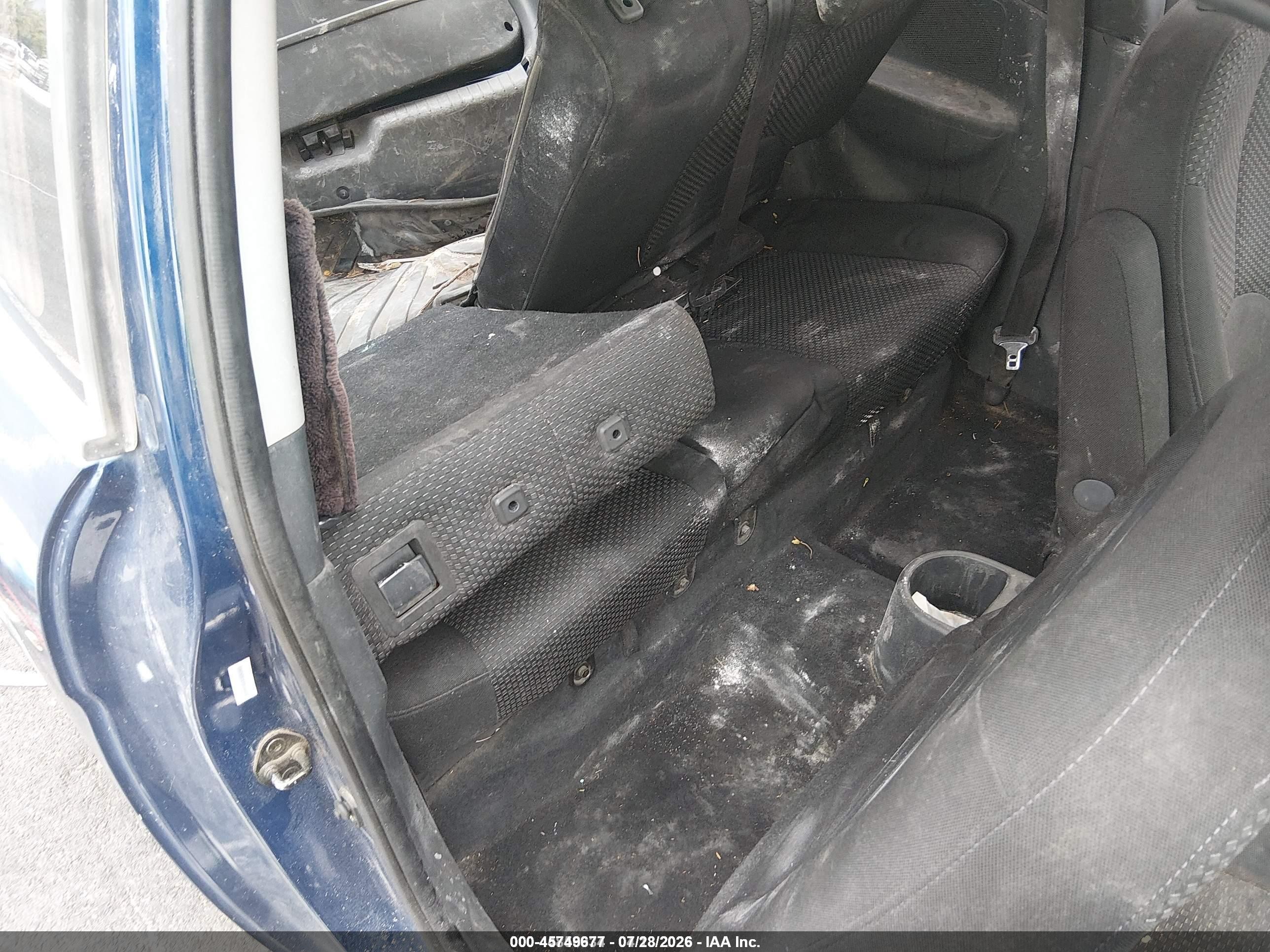 2007 Hyundai Accent Gs Blue vin: KMHCM36C97U016636