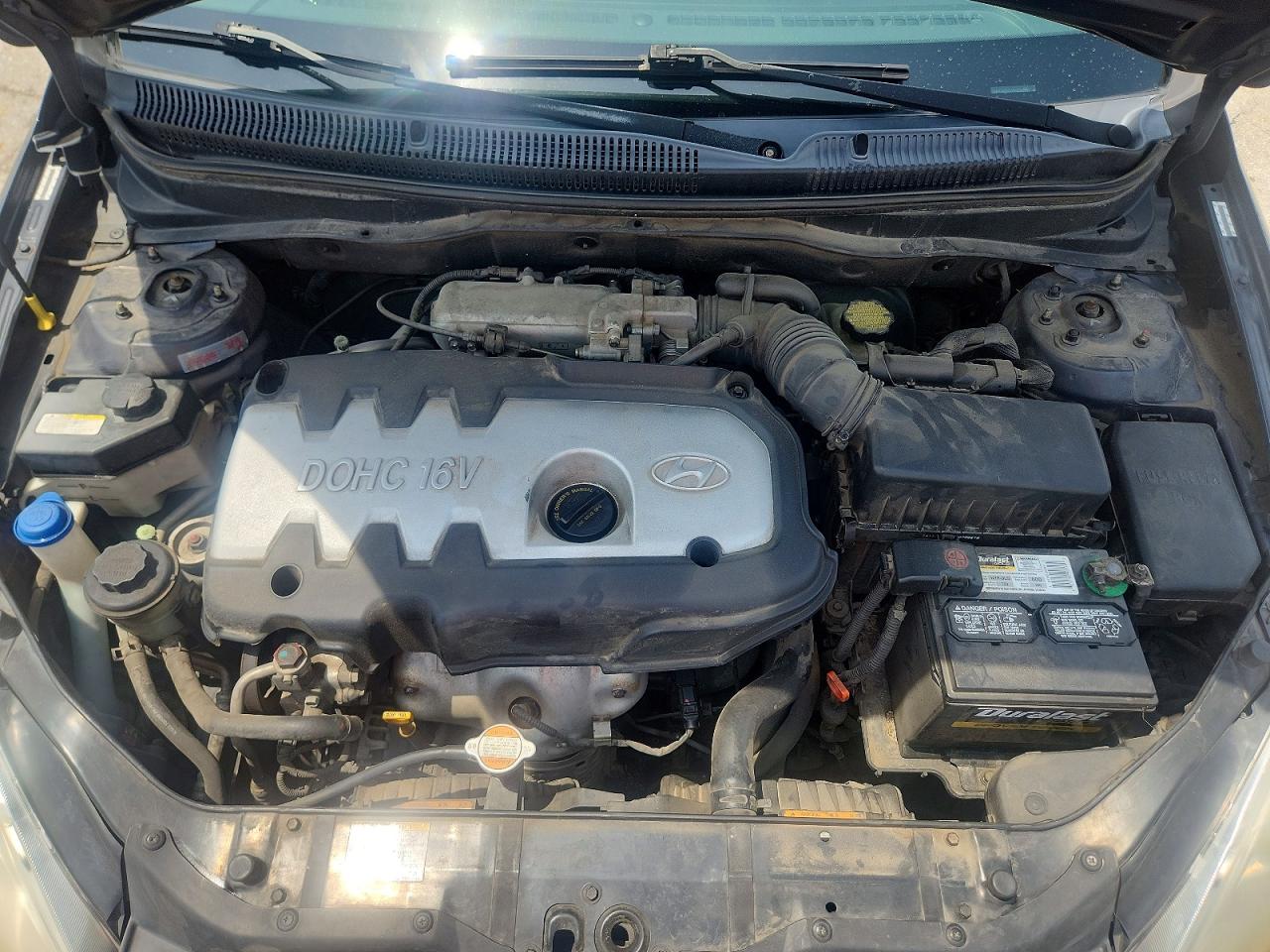 2008 Hyundai Accent Gs Gray vin: KMHCM36C98U056782
