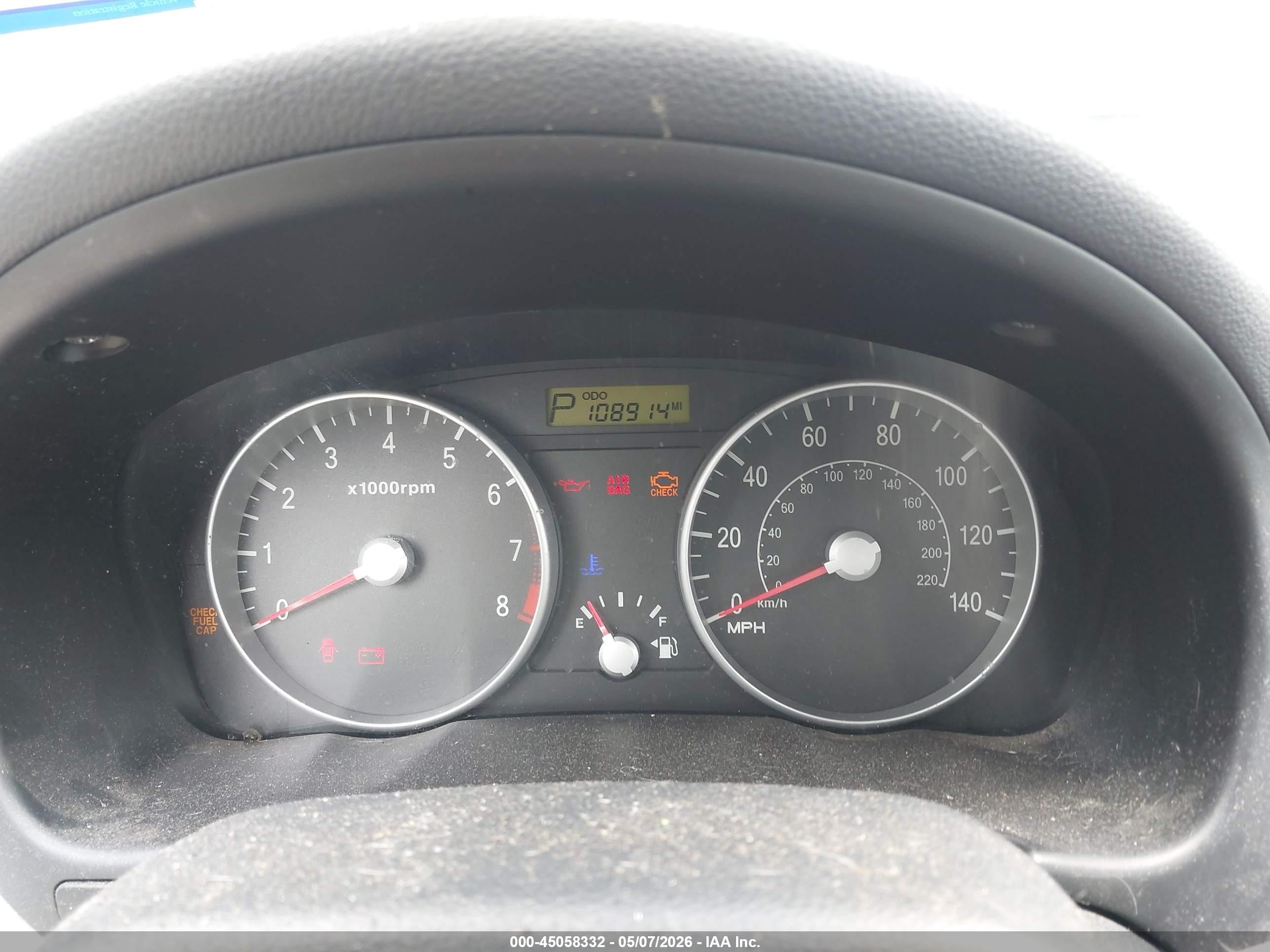 2008 Hyundai Accent Gs Синий vin: KMHCM36C98U091547