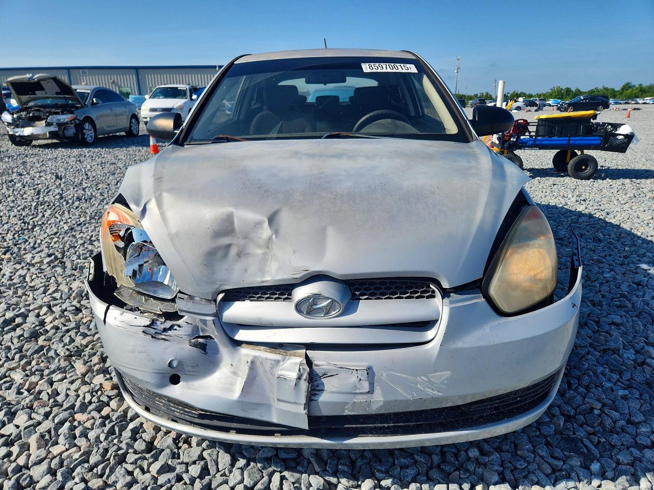 2009 Hyundai Accent Gs Silver vin: KMHCM36C99U121308