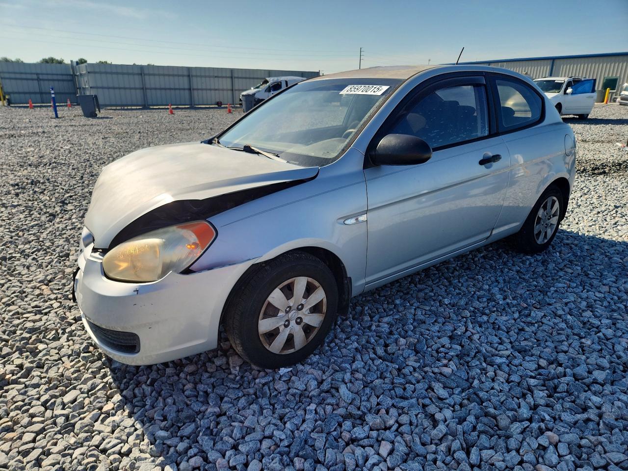 2009 Hyundai Accent Gs Silver vin: KMHCM36C99U121308