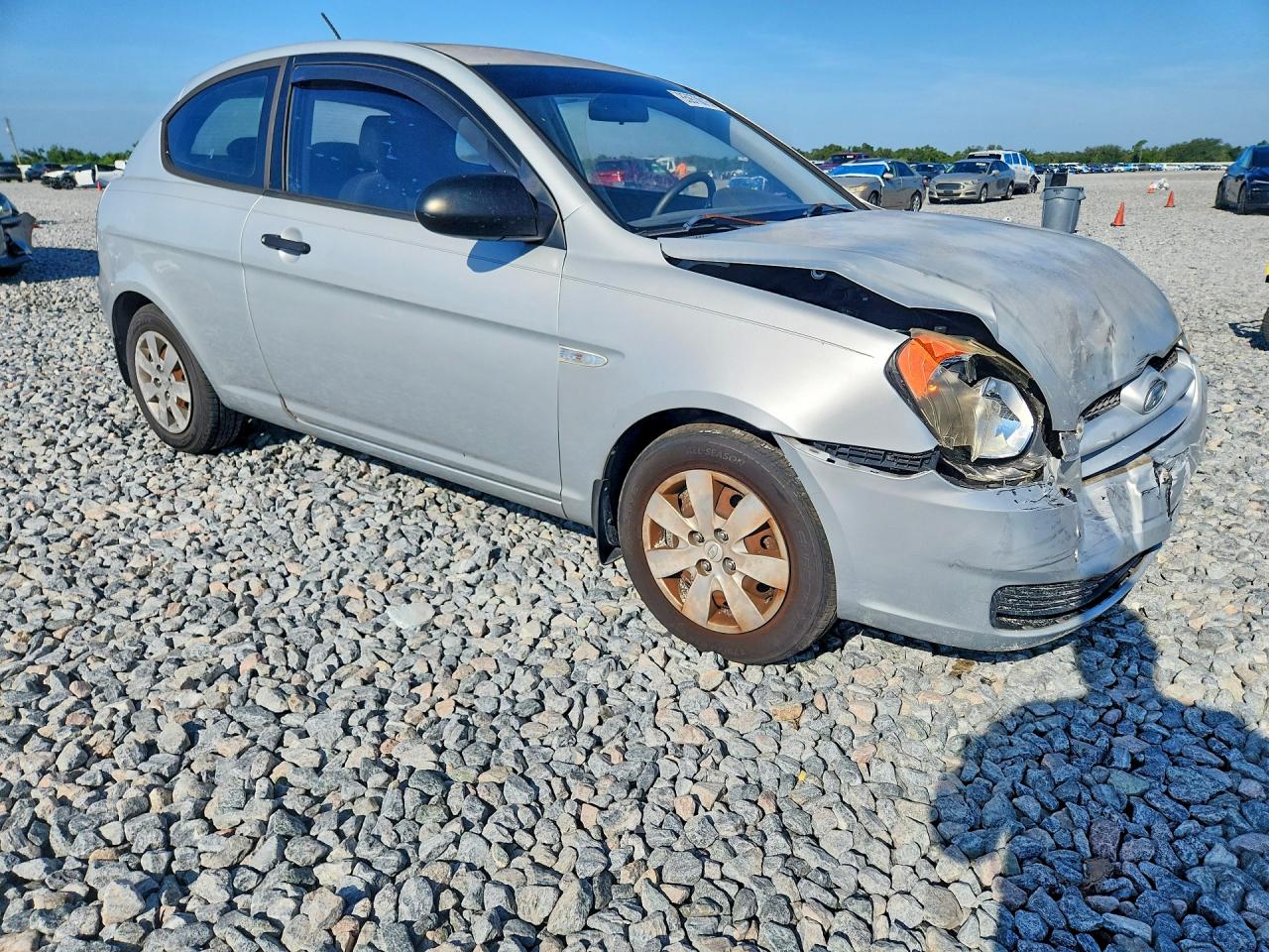 2009 Hyundai Accent Gs Silver vin: KMHCM36C99U121308