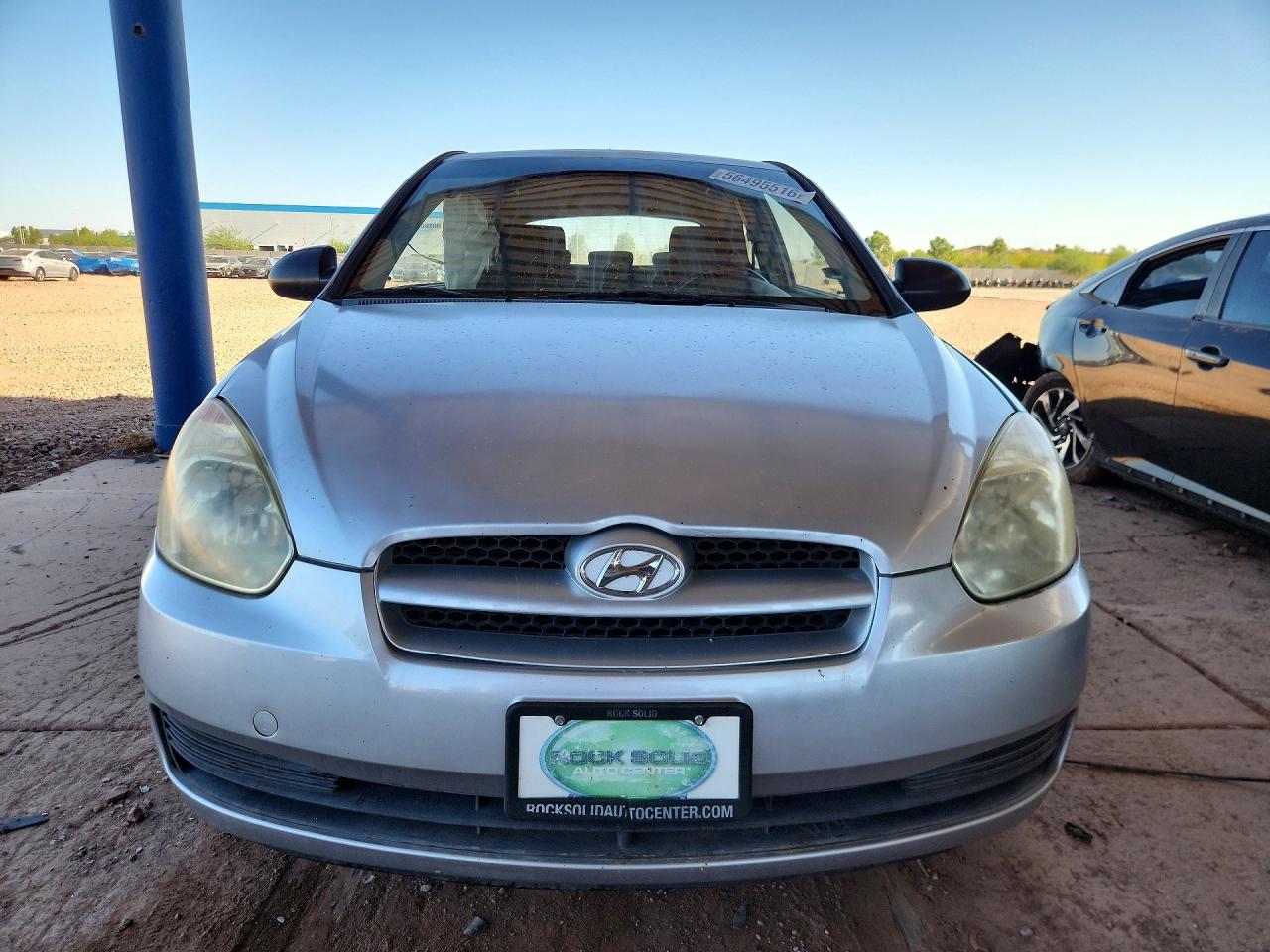 2007 Hyundai Accent Gs Silver vin: KMHCM36CX7U032151