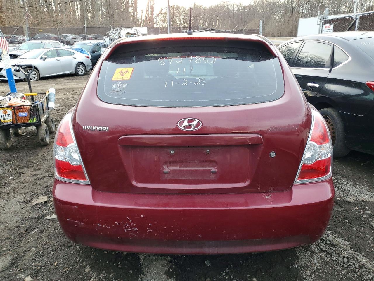 2007 Hyundai Accent Gs Красный vin: KMHCM36CX7U039729