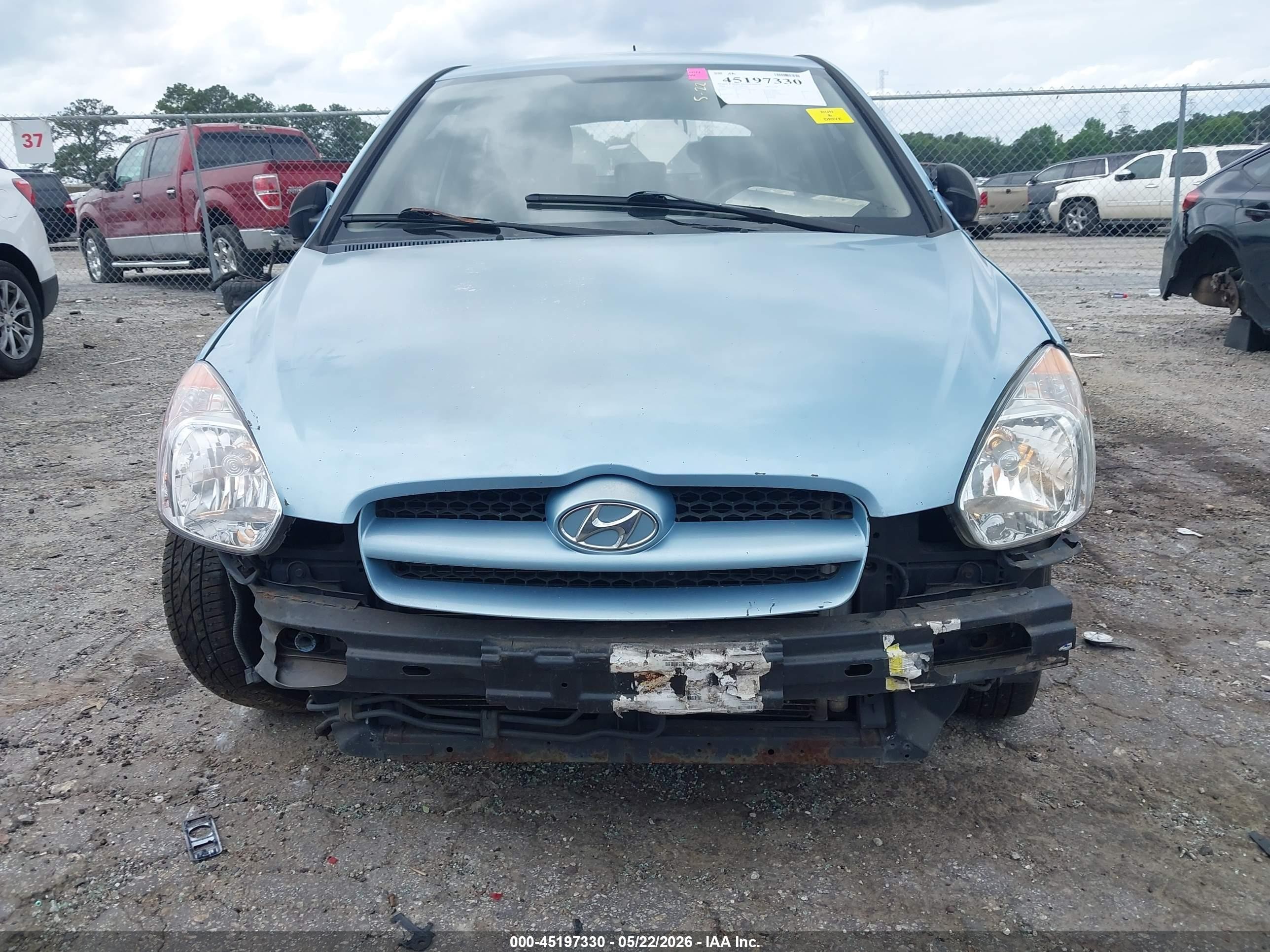 2008 Hyundai Accent Gs Blue vin: KMHCM36CX8U057343