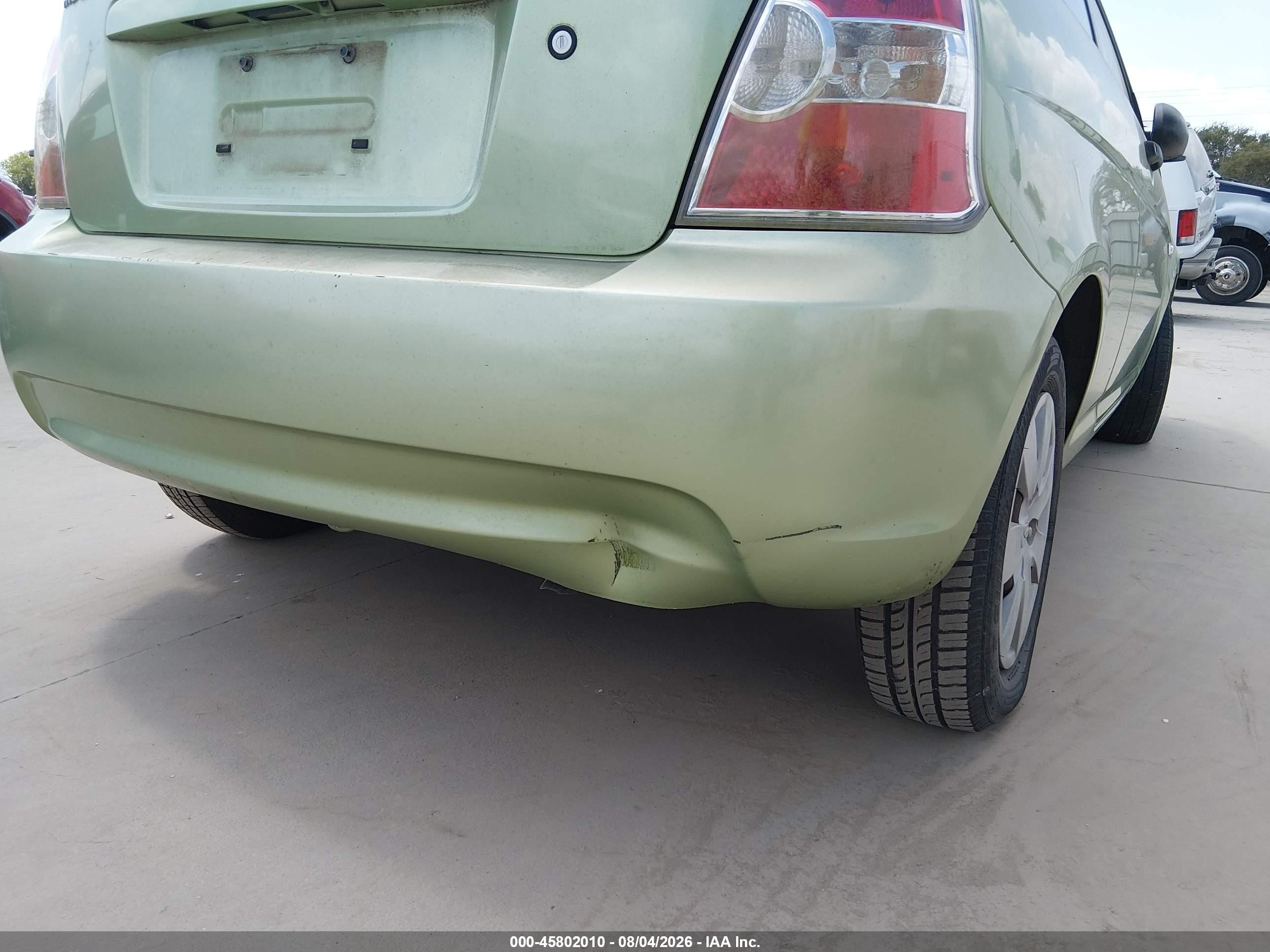 2008 Hyundai Accent Gs Green vin: KMHCM36CX8U073297