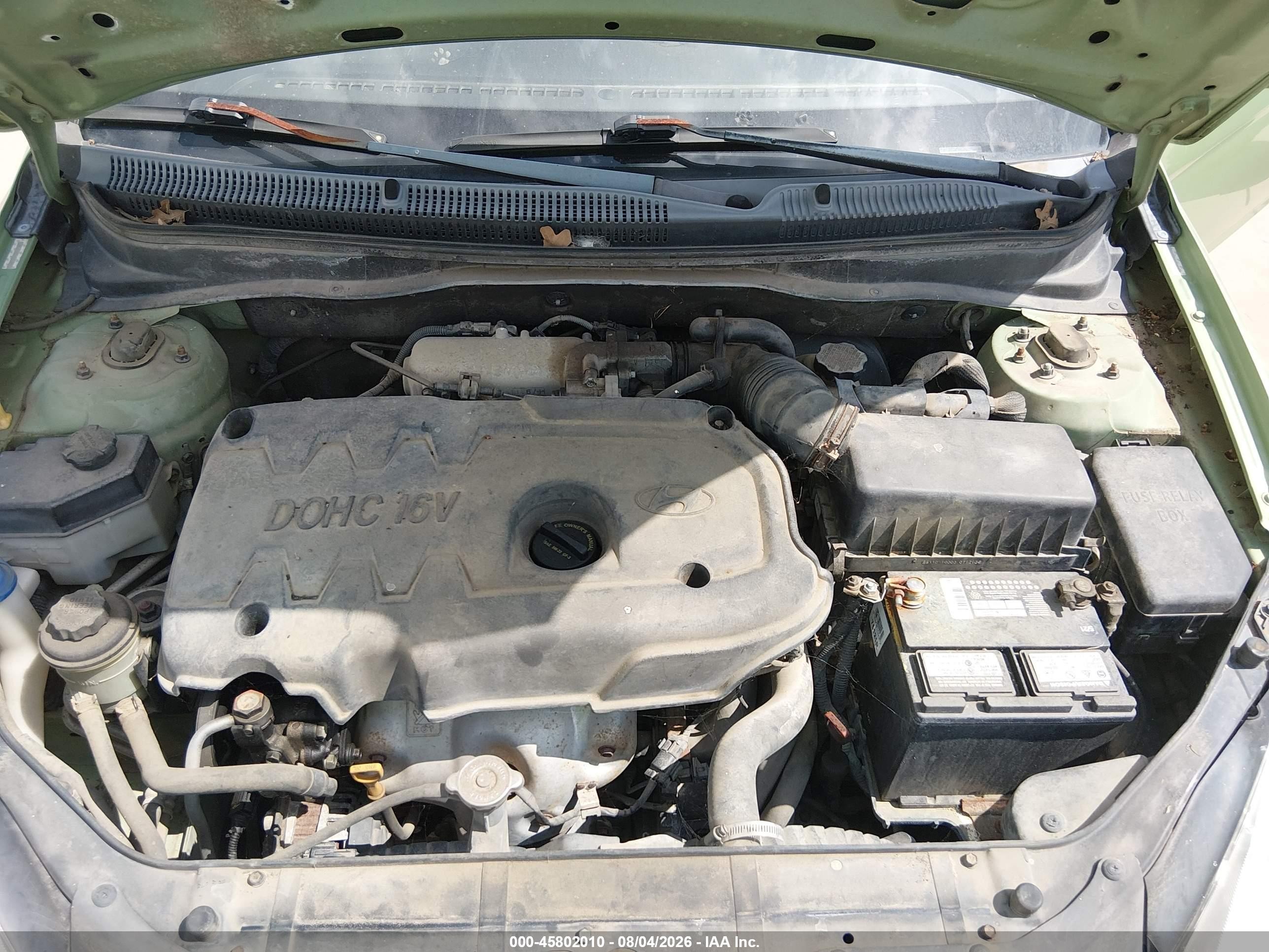 2008 Hyundai Accent Gs Green vin: KMHCM36CX8U073297