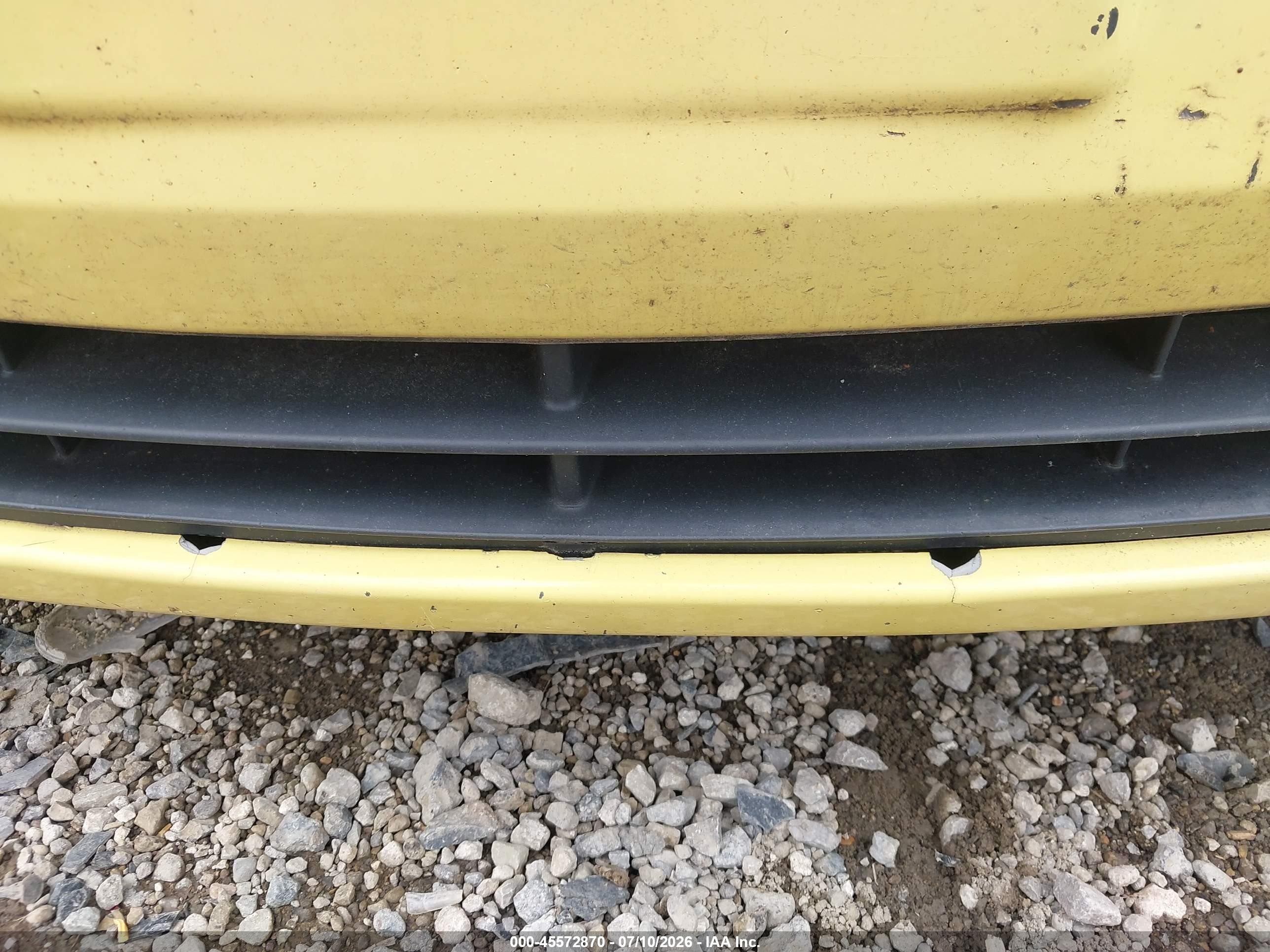 2008 Hyundai Accent Gs Yellow vin: KMHCM36CX8U078452