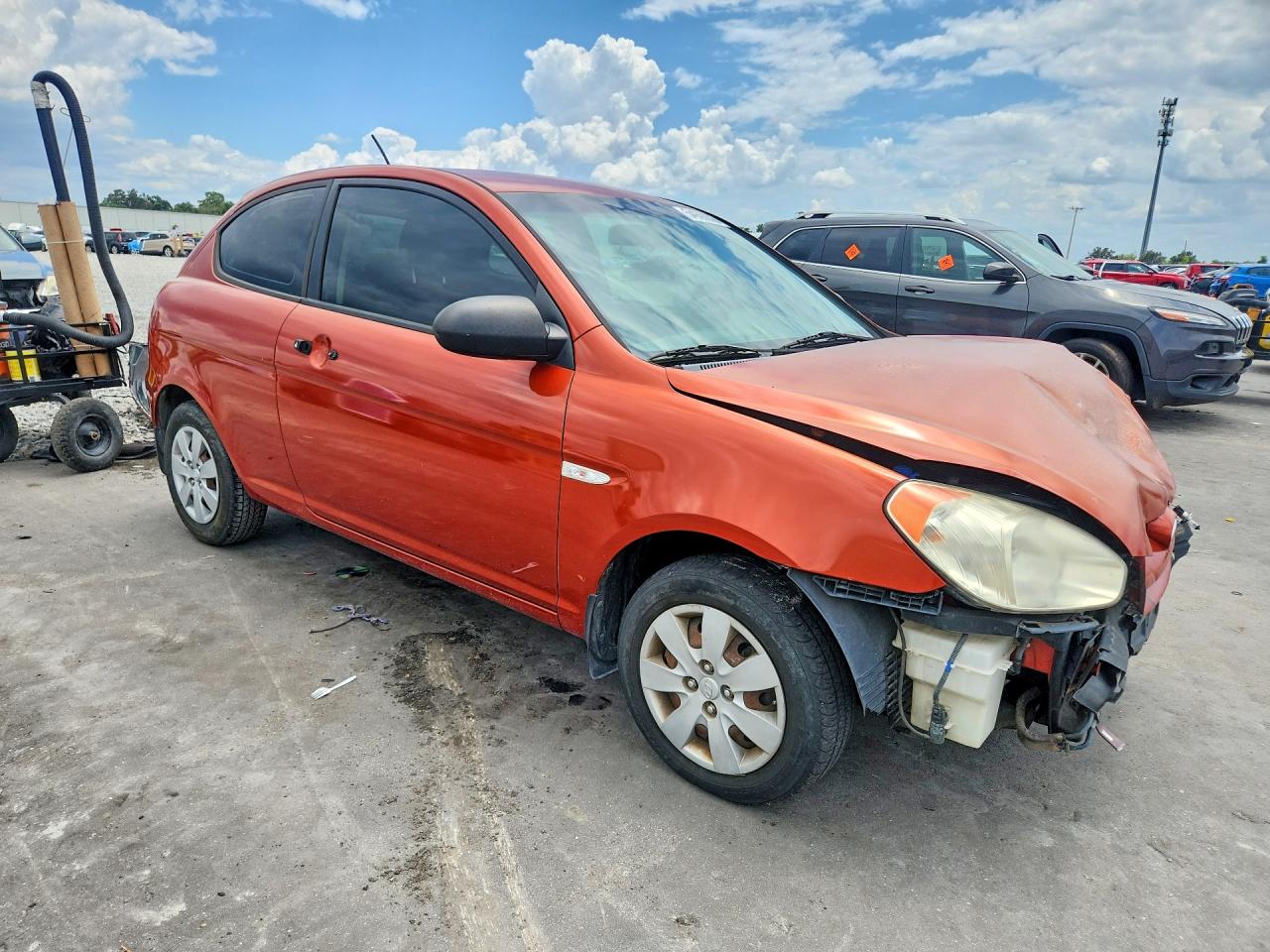 2008 Hyundai Accent Gs Orange vin: KMHCM36CX8U104516