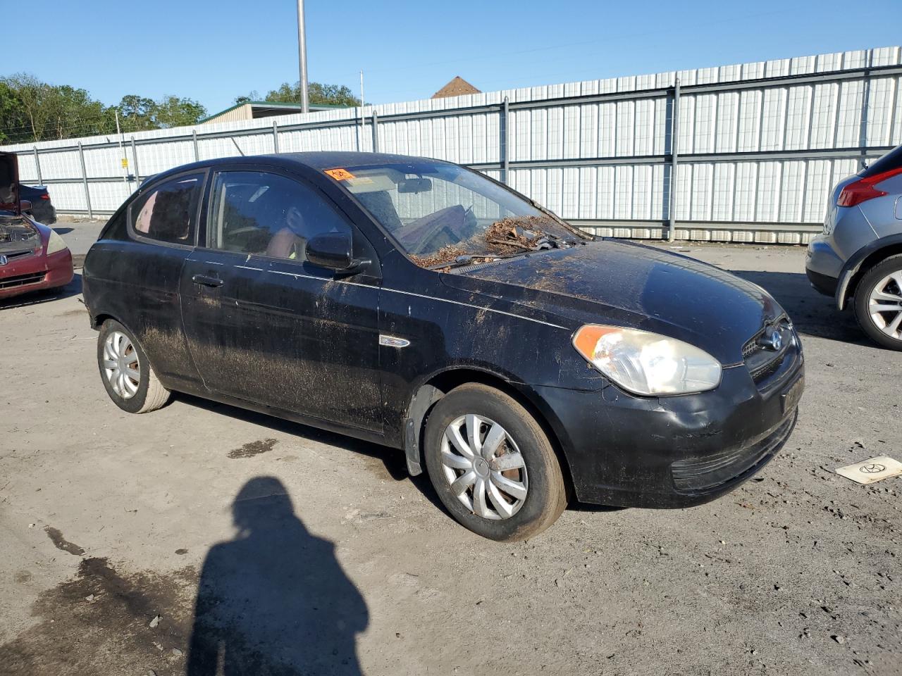 2010 Hyundai Accent Blue Black vin: KMHCM3AC0AU158114