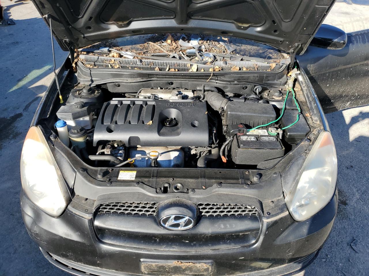 2010 Hyundai Accent Blue Black vin: KMHCM3AC0AU158114