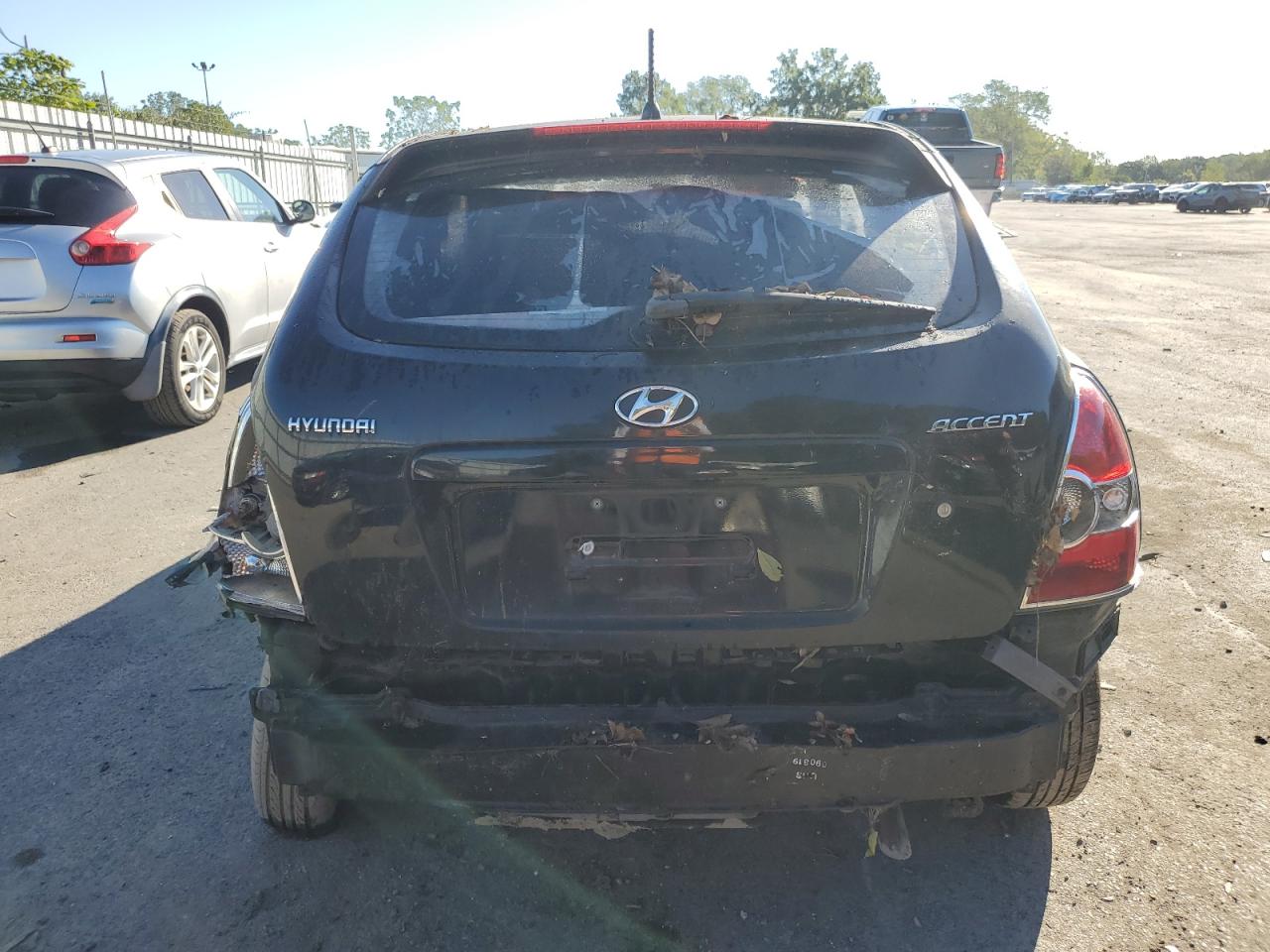 2010 Hyundai Accent Blue Black vin: KMHCM3AC0AU158114