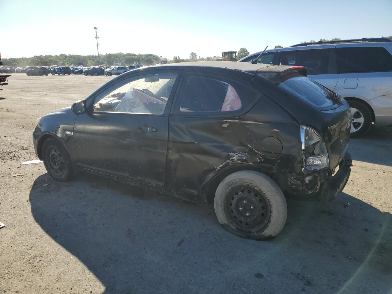 2010 Hyundai Accent Blue Black vin: KMHCM3AC0AU158114
