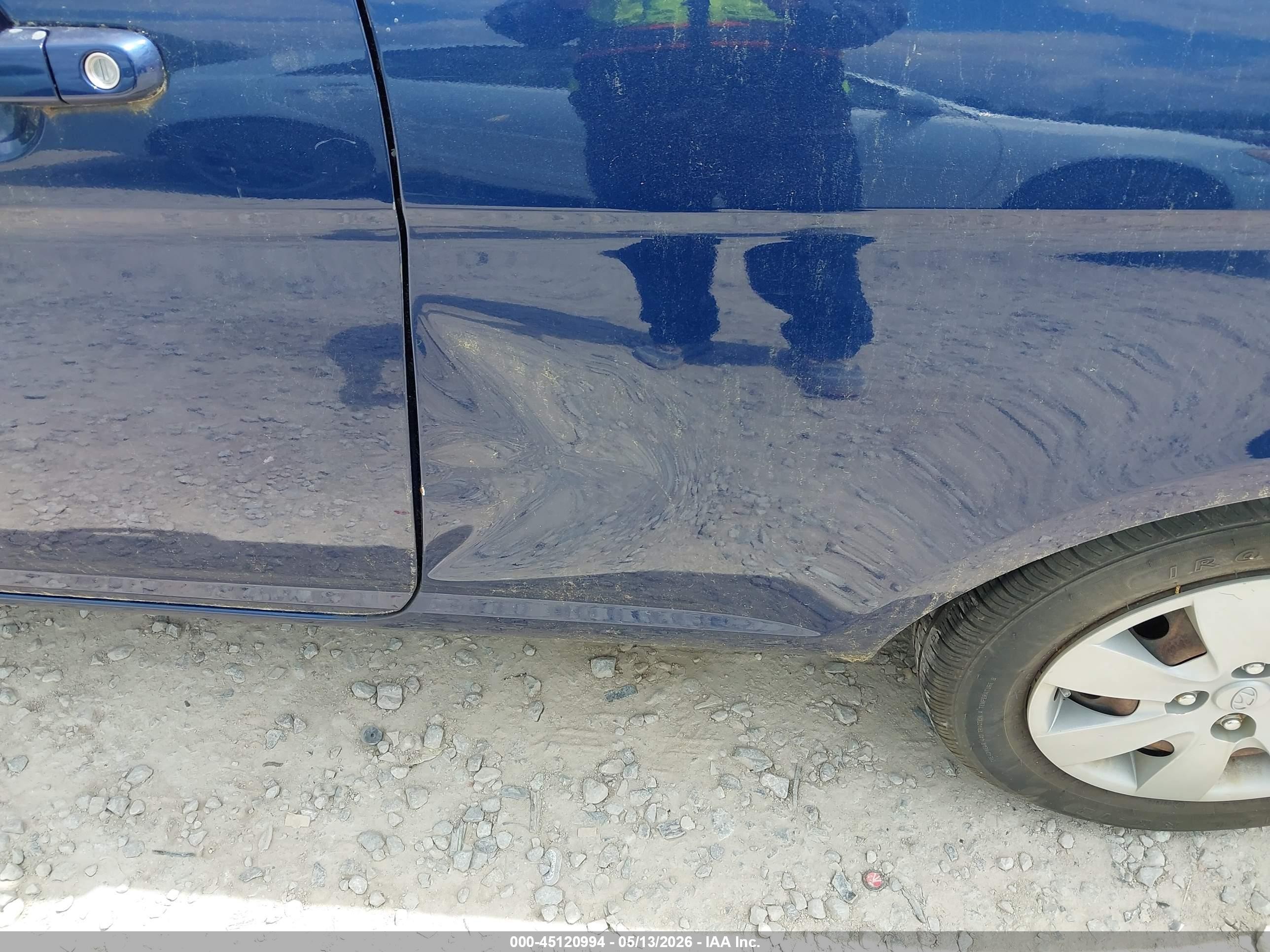 2010 Hyundai Accent Gs Blue vin: KMHCM3AC0AU158128