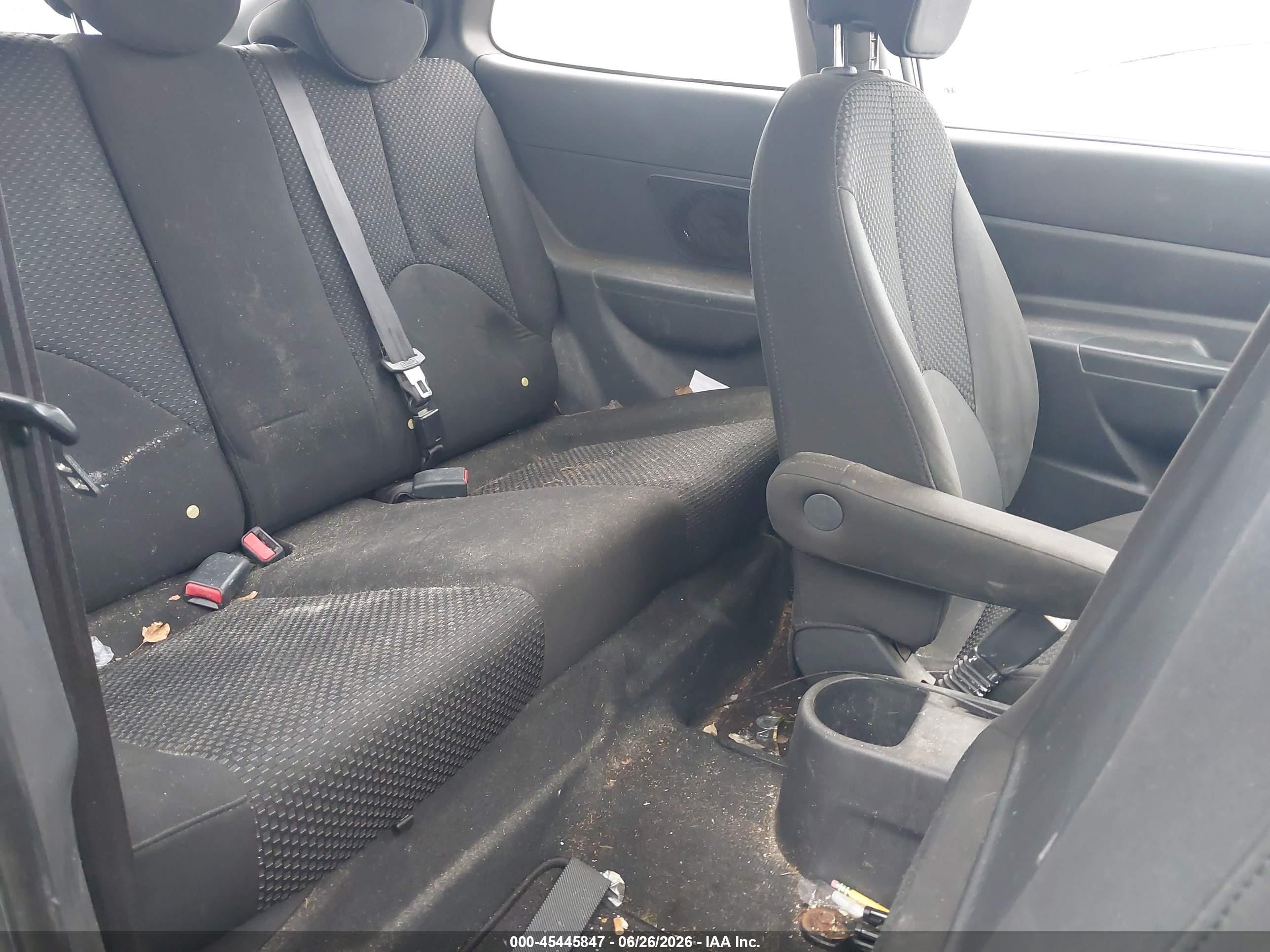 2010 Hyundai Accent Gs Black vin: KMHCM3AC0AU167718