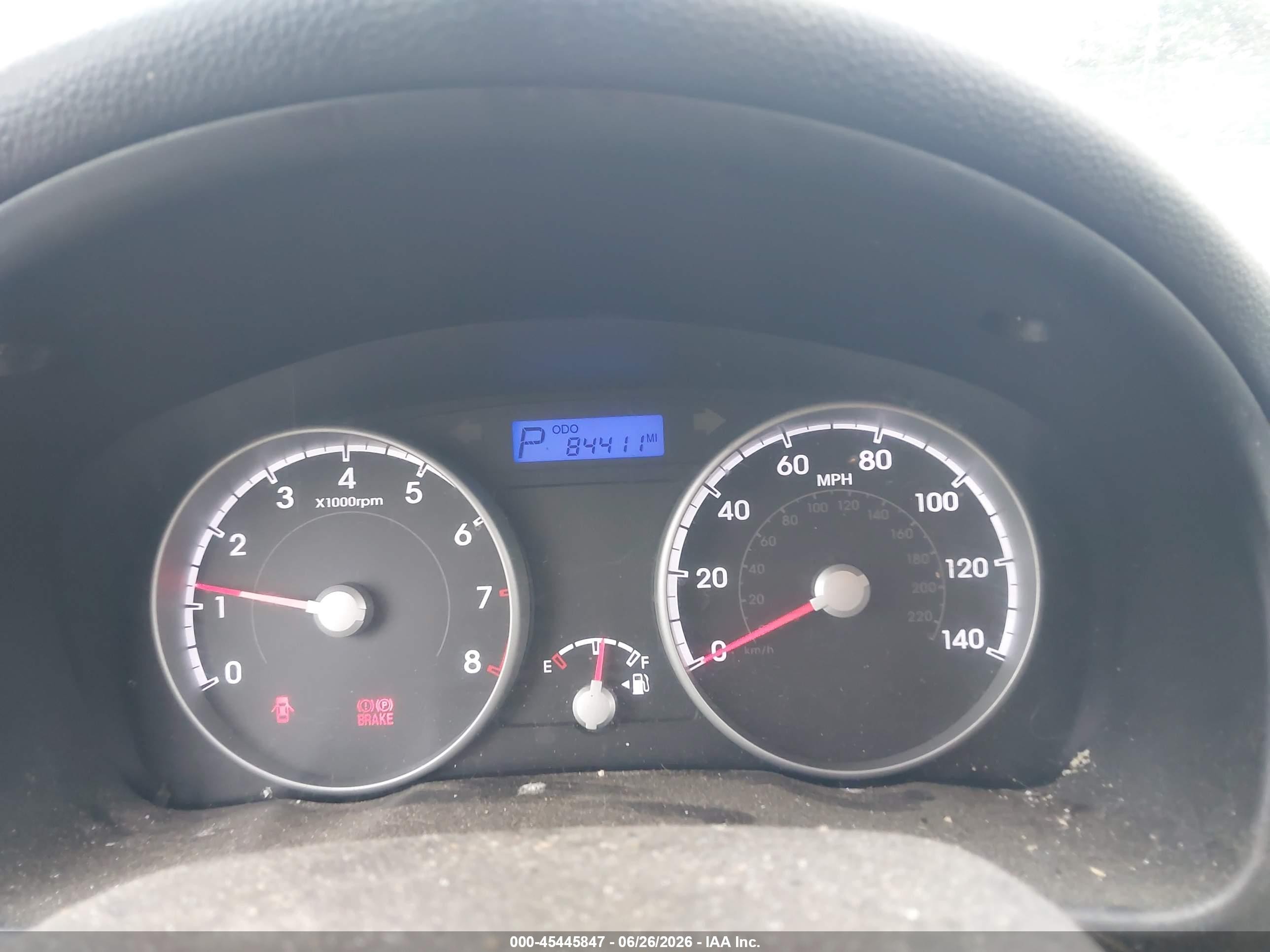 2010 Hyundai Accent Gs Black vin: KMHCM3AC0AU167718