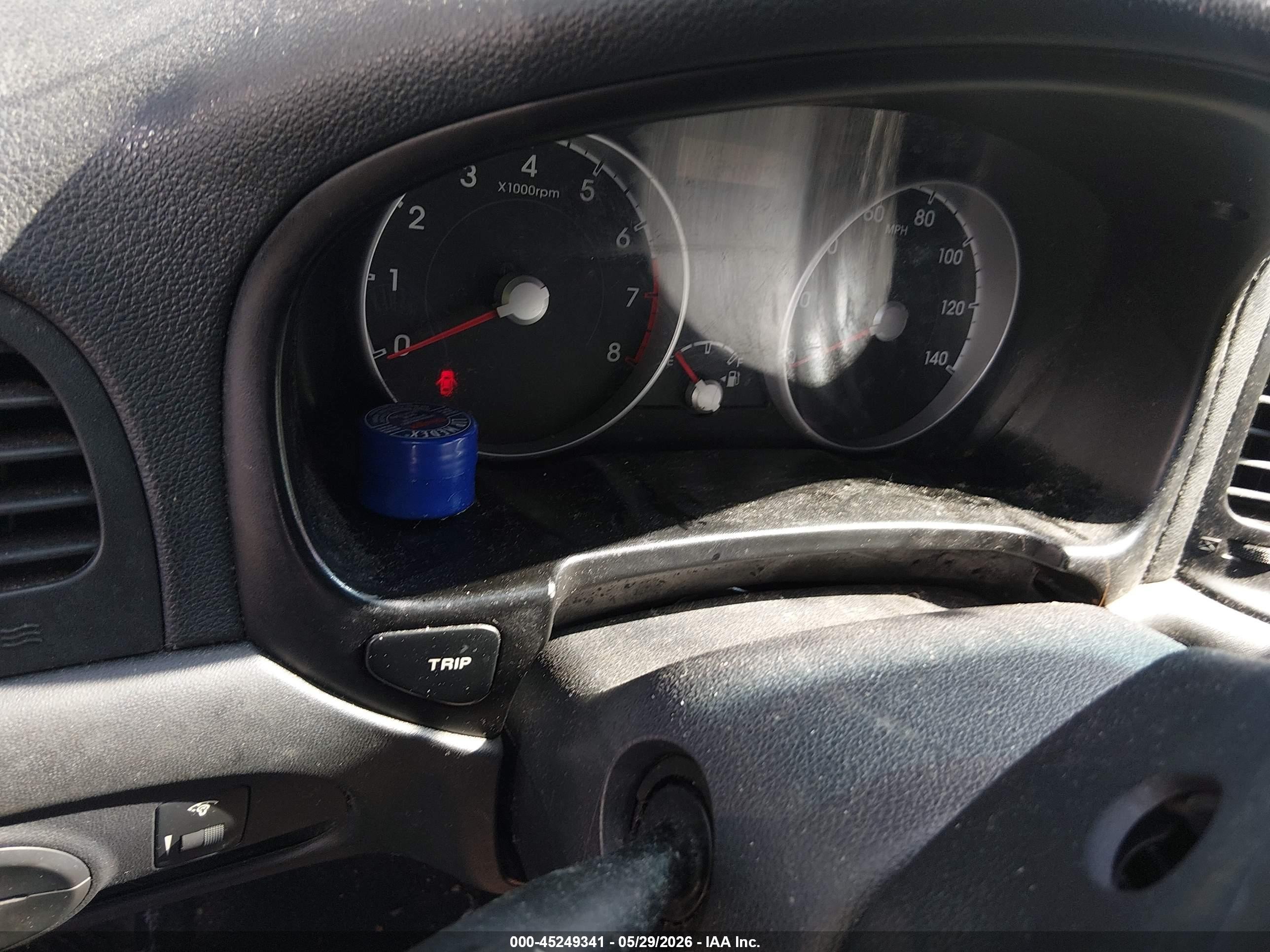 2011 Hyundai Accent Gs Black vin: KMHCM3AC0BU198307