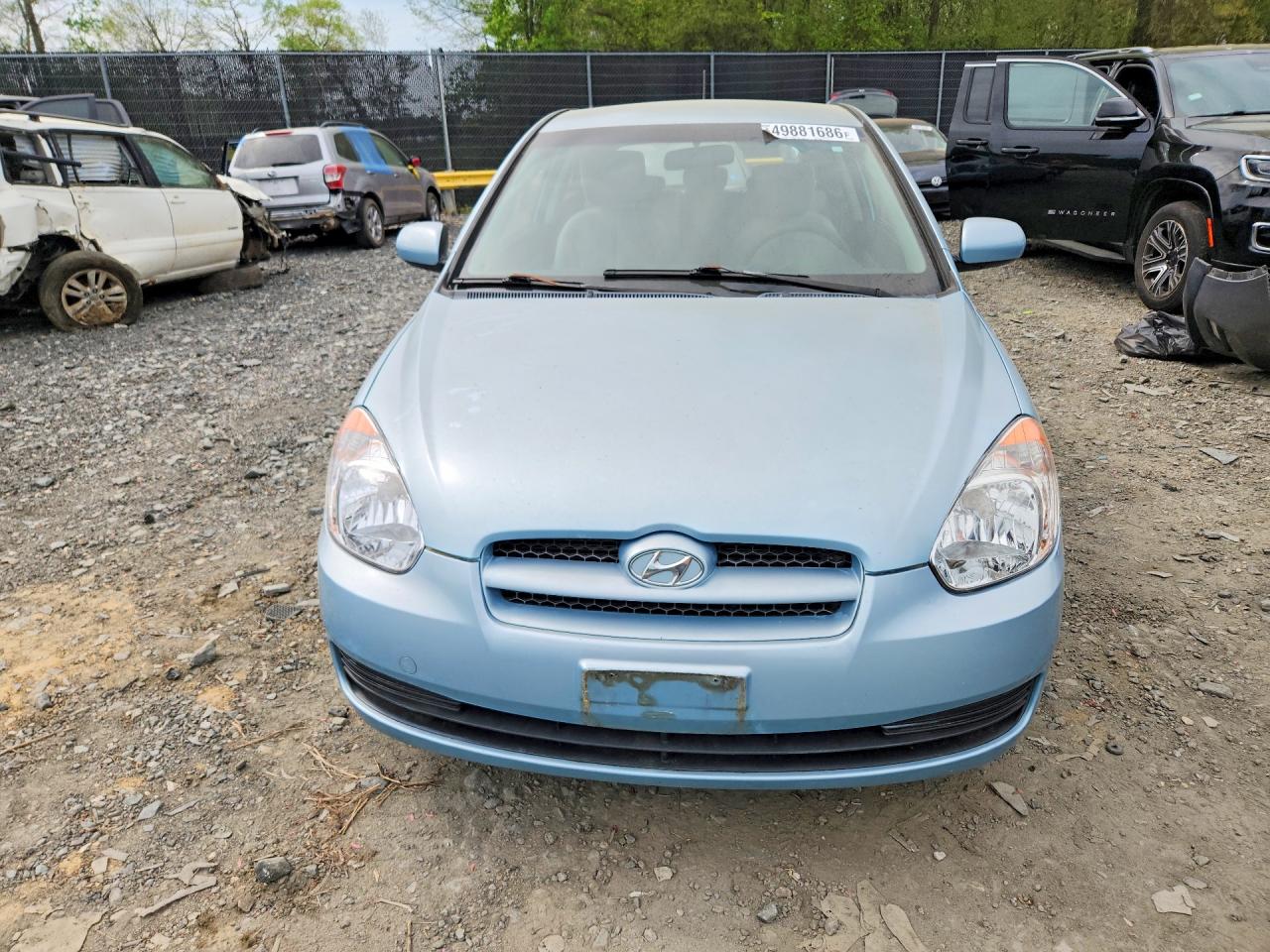 2010 Hyundai Accent Gs Blue vin: KMHCM3AC1AU155044