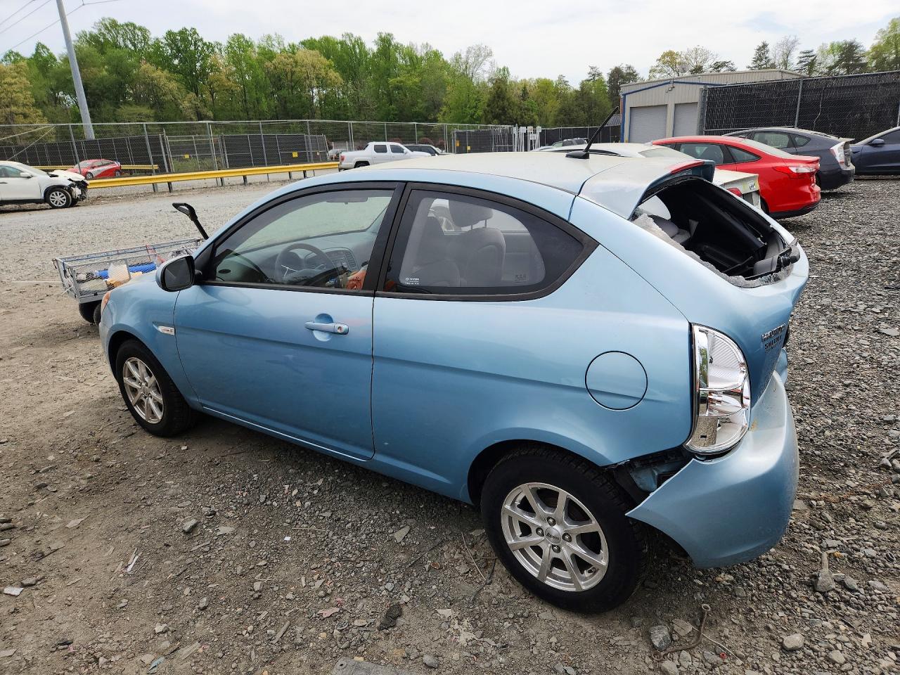 2010 Hyundai Accent Gs Blue vin: KMHCM3AC1AU155044