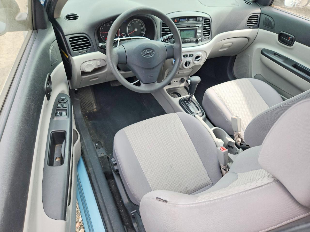 2010 Hyundai Accent Gs Blue vin: KMHCM3AC1AU155044