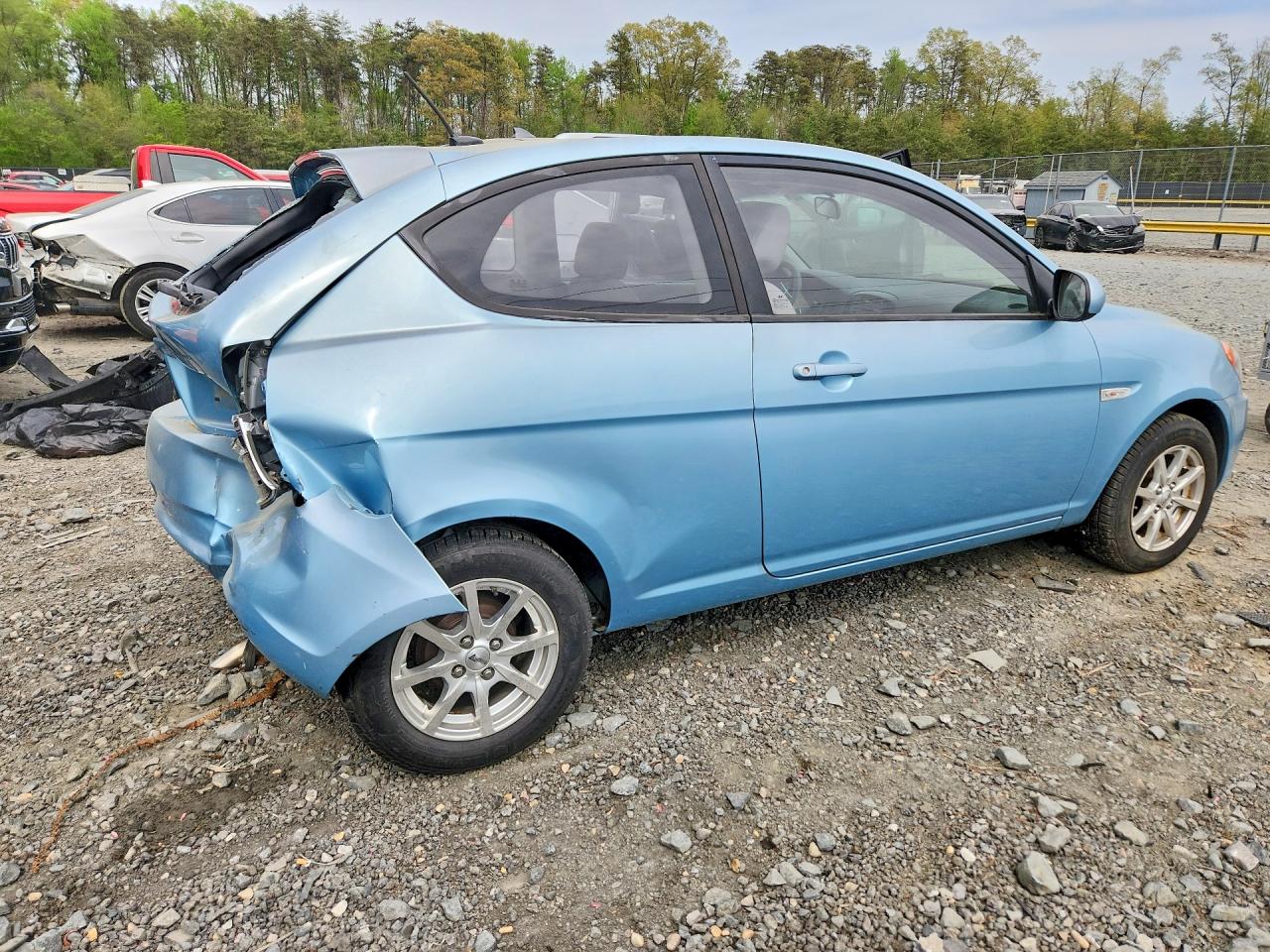 2010 Hyundai Accent Gs Blue vin: KMHCM3AC1AU155044