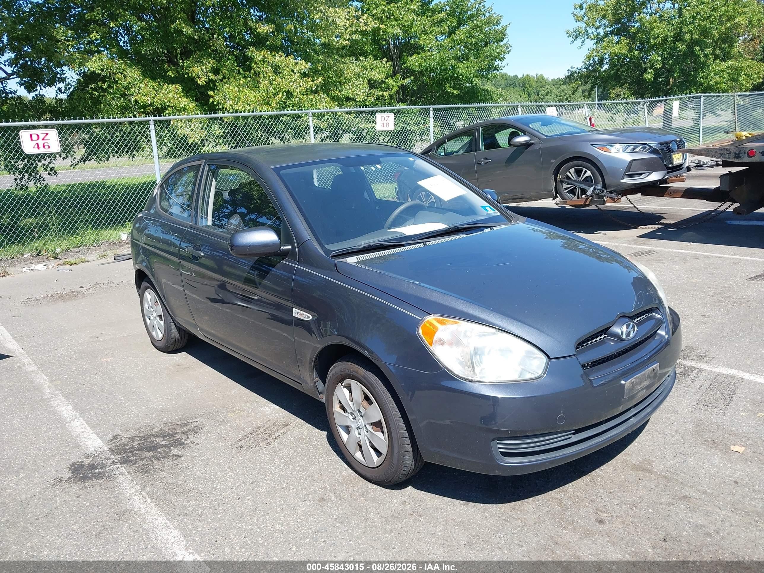 2010 Hyundai Accent Gs Gray vin: KMHCM3AC1AU168361