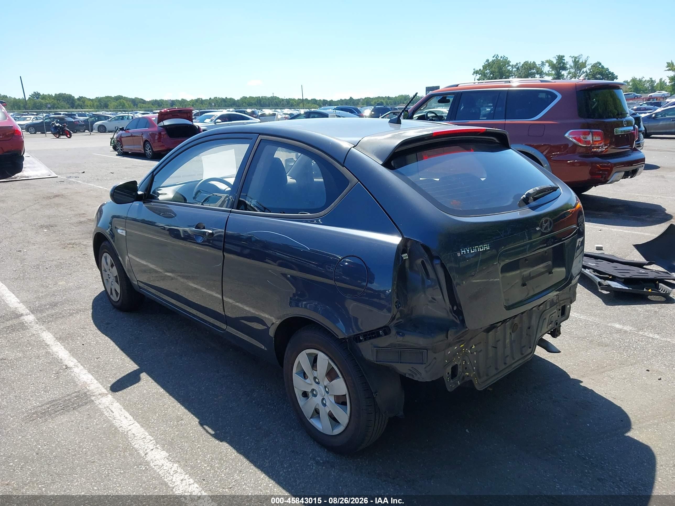2010 Hyundai Accent Gs Gray vin: KMHCM3AC1AU168361