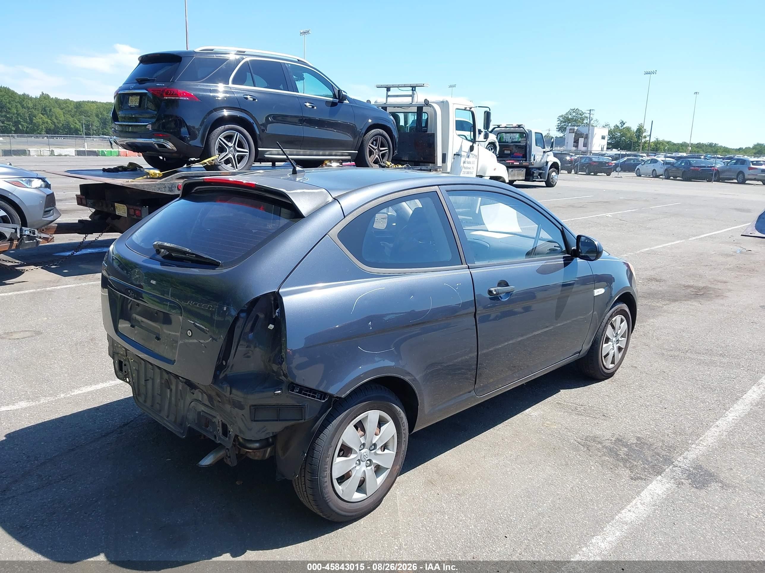 2010 Hyundai Accent Gs Gray vin: KMHCM3AC1AU168361