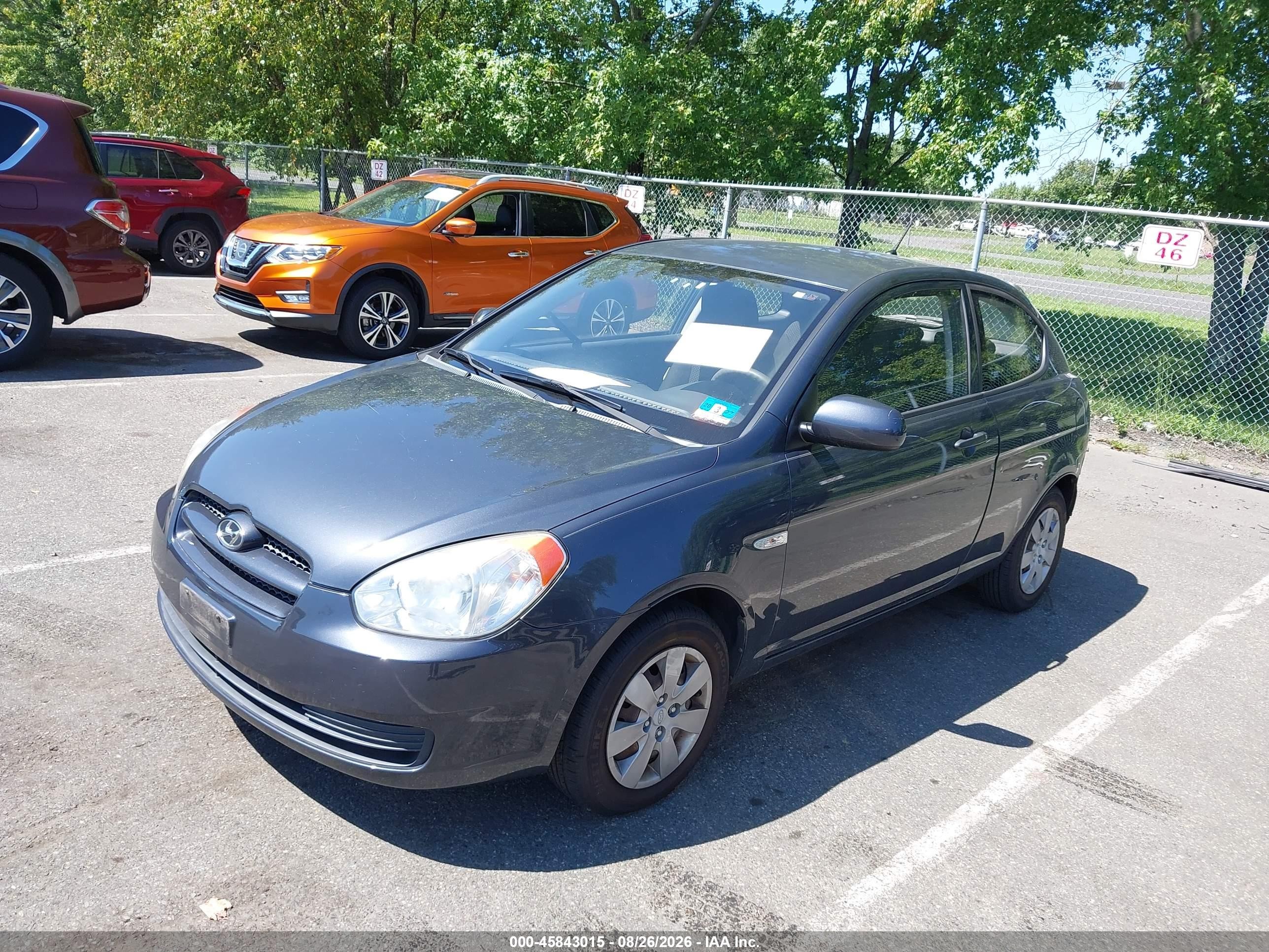2010 Hyundai Accent Gs Gray vin: KMHCM3AC1AU168361