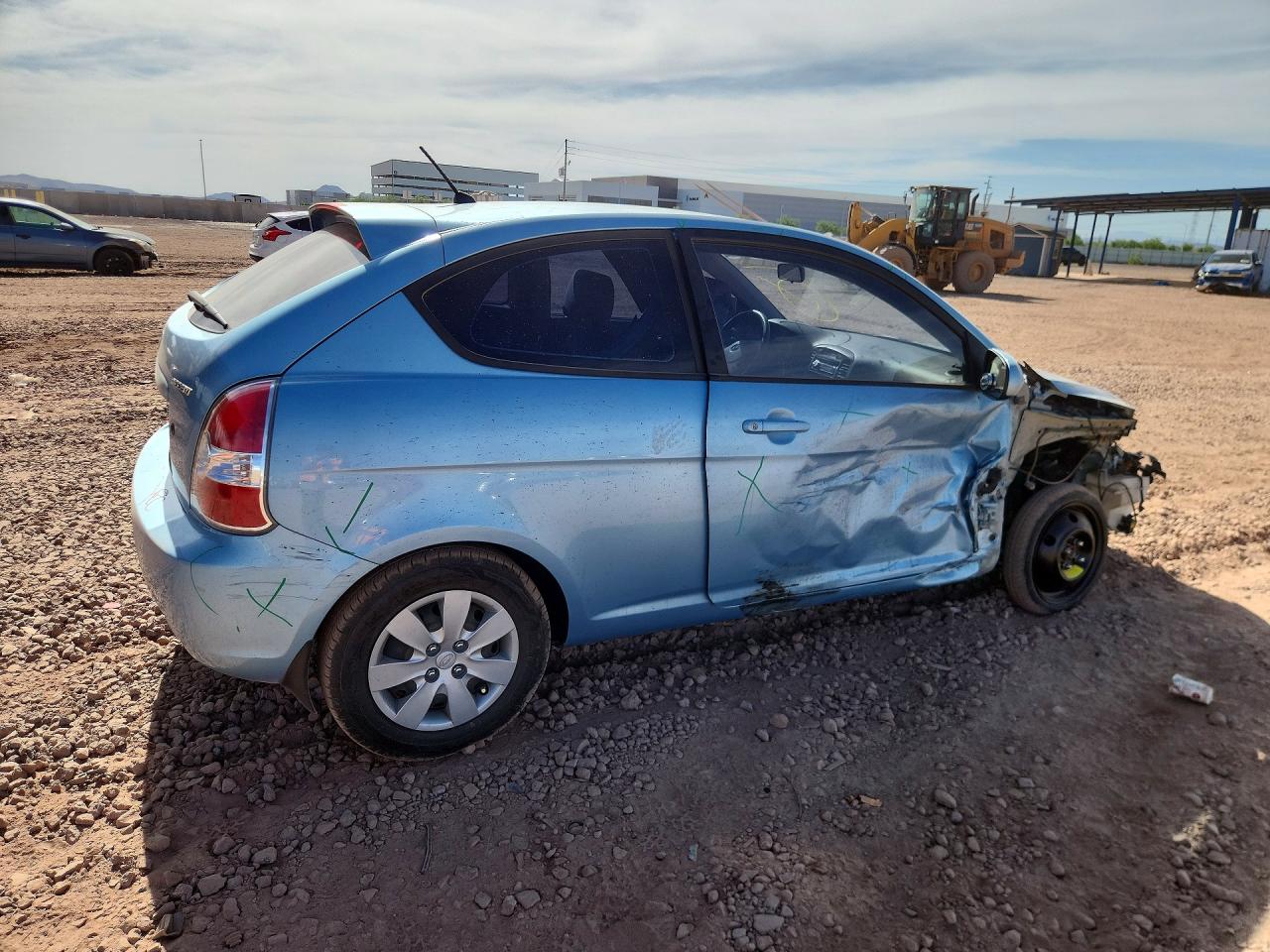 2010 Hyundai Accent Gs Синий vin: KMHCM3AC1AU180431