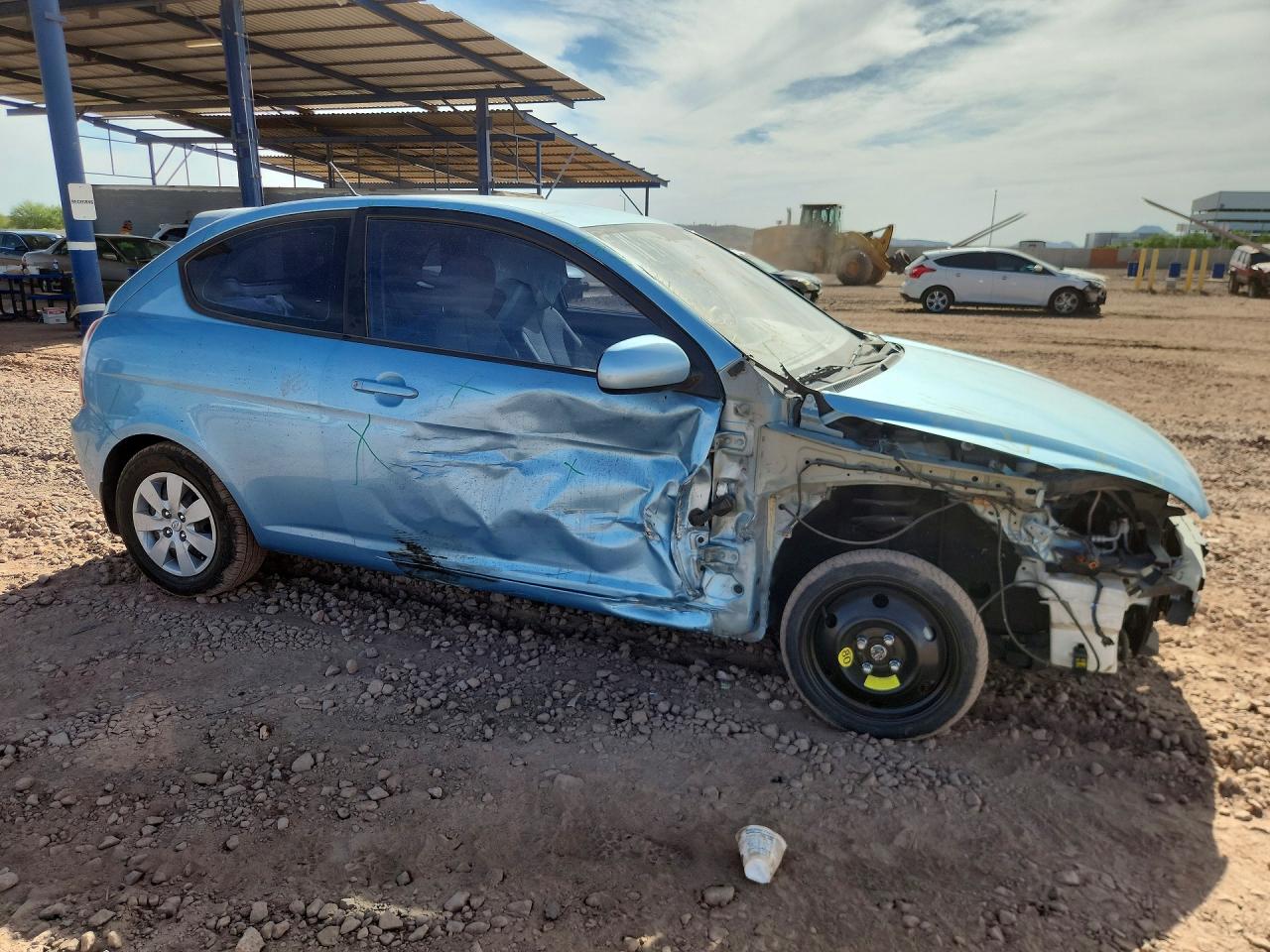 2010 Hyundai Accent Gs Синий vin: KMHCM3AC1AU180431