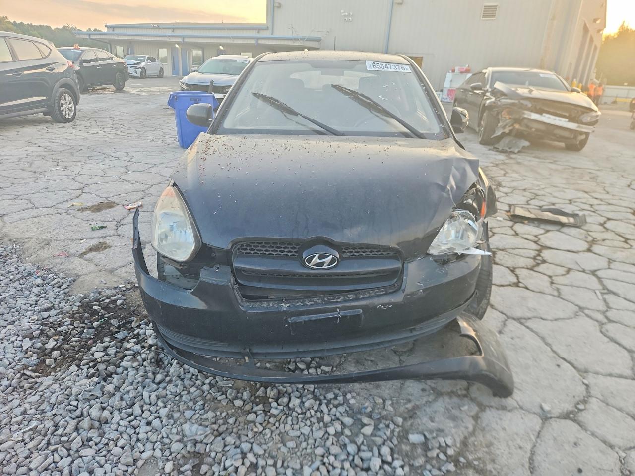 2011 Hyundai Accent Gs Black vin: KMHCM3AC1BU192497