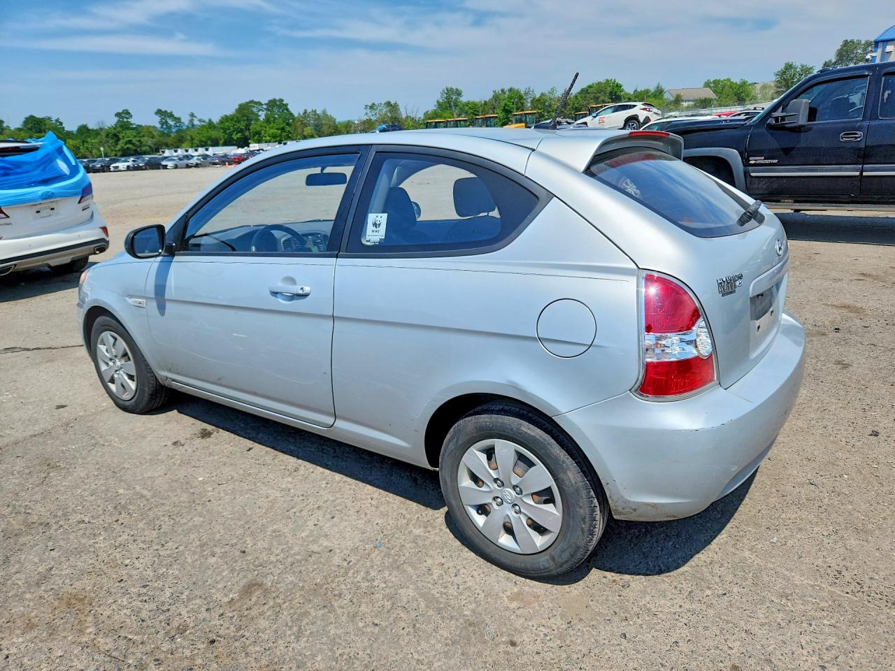 2010 Hyundai Accent Gs Silver vin: KMHCM3AC2AU165503