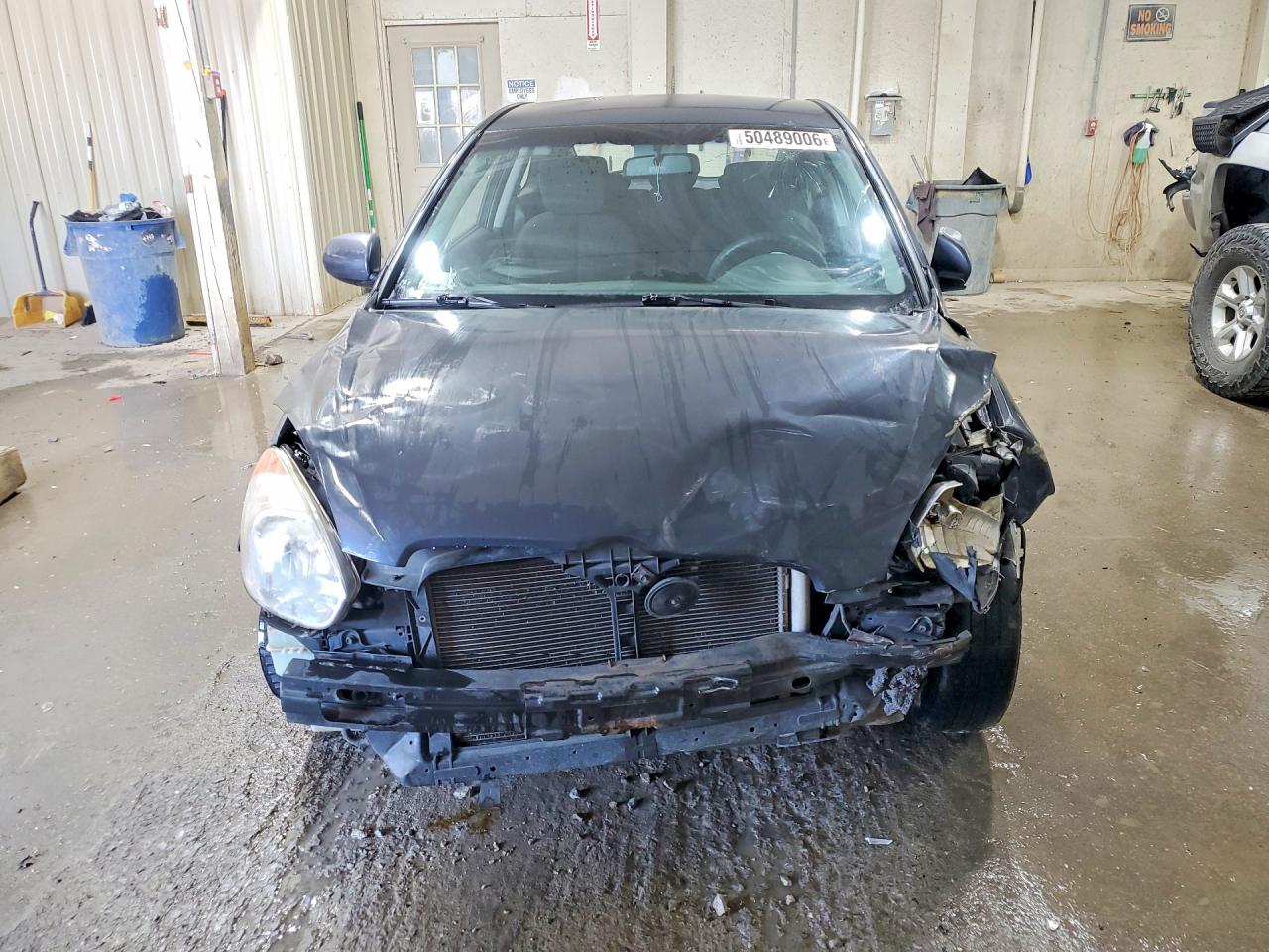 2010 Hyundai Accent Gs Blue vin: KMHCM3AC2AU181054