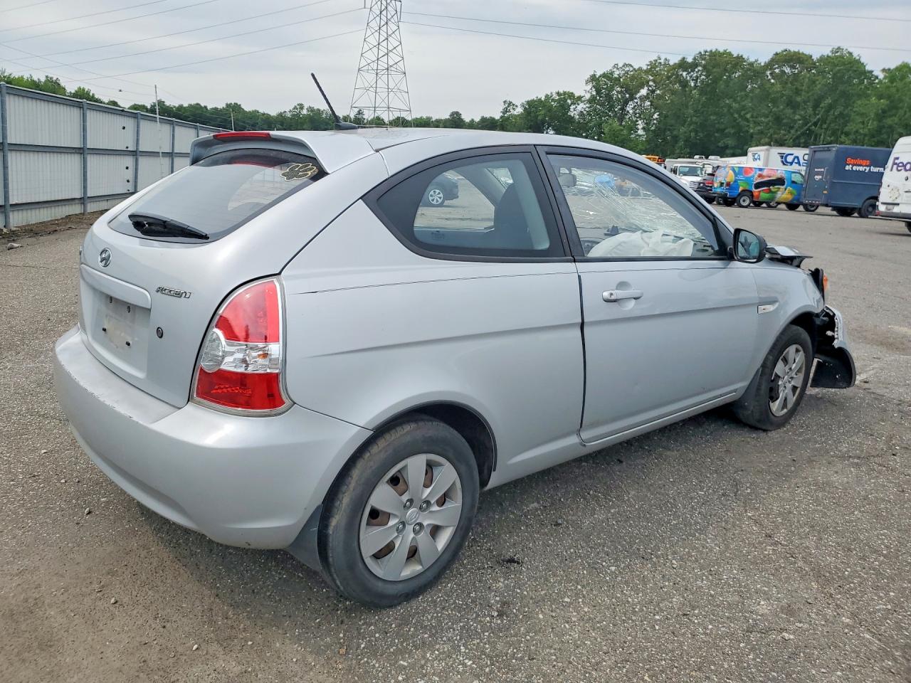 2011 Hyundai Accent Gl Gray vin: KMHCM3AC2BU187227