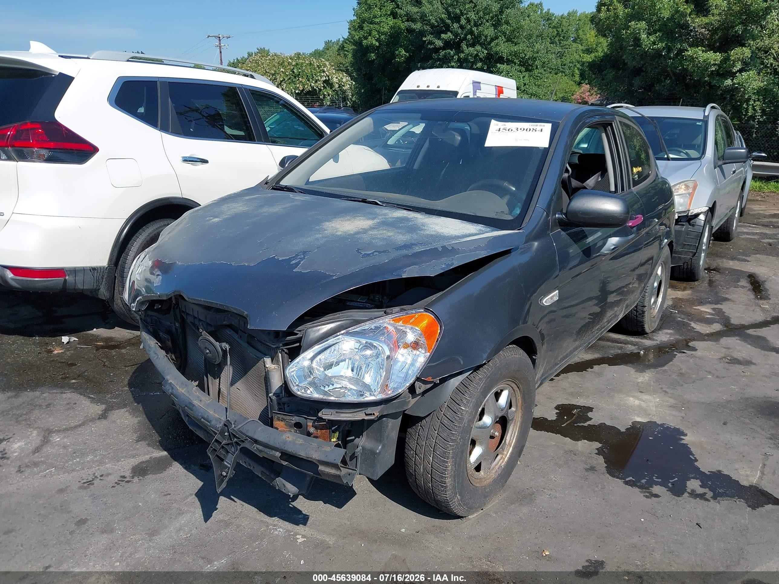 2010 Hyundai Accent Gs Gray vin: KMHCM3AC3AU169186