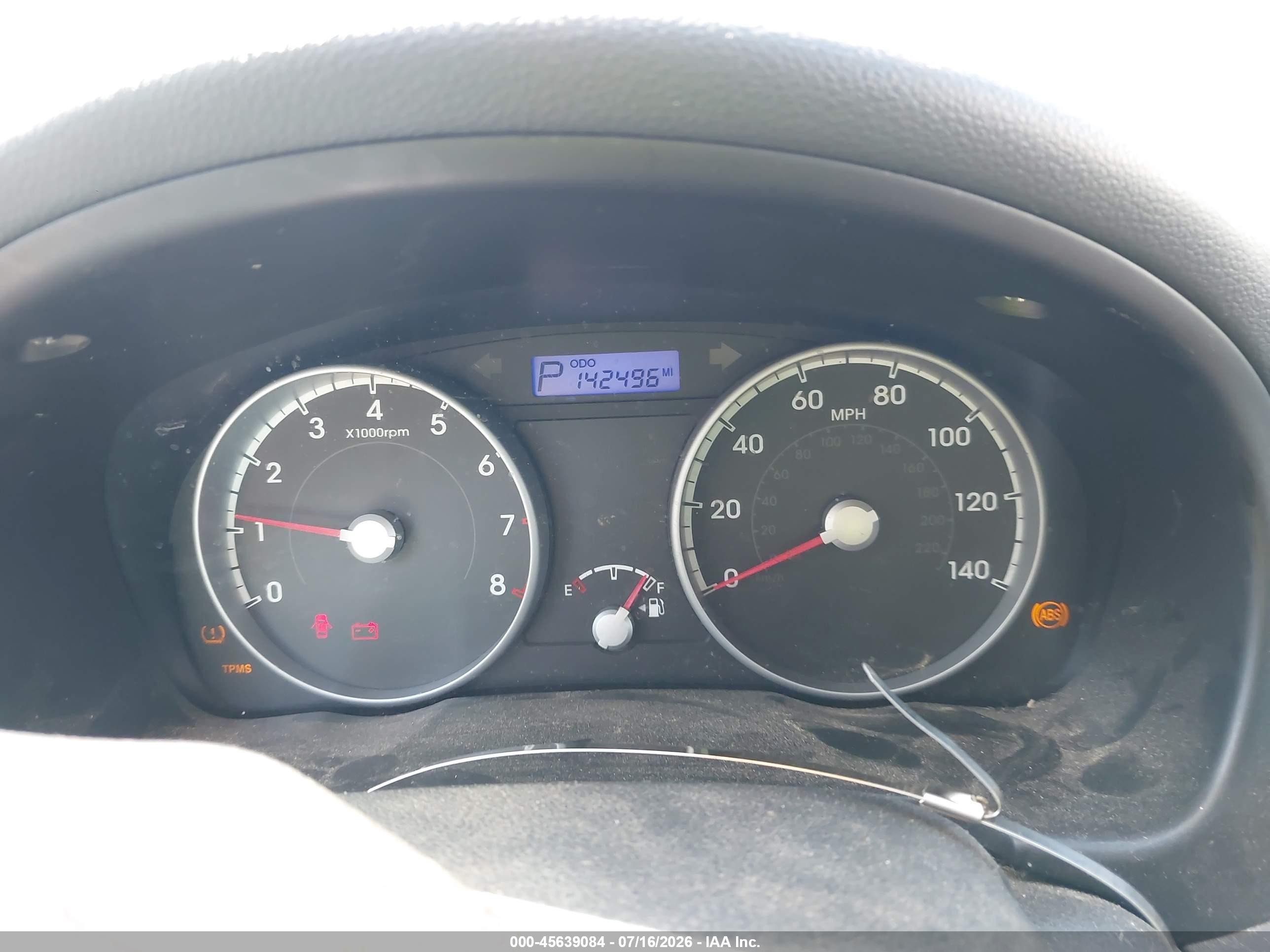 2010 Hyundai Accent Gs Gray vin: KMHCM3AC3AU169186