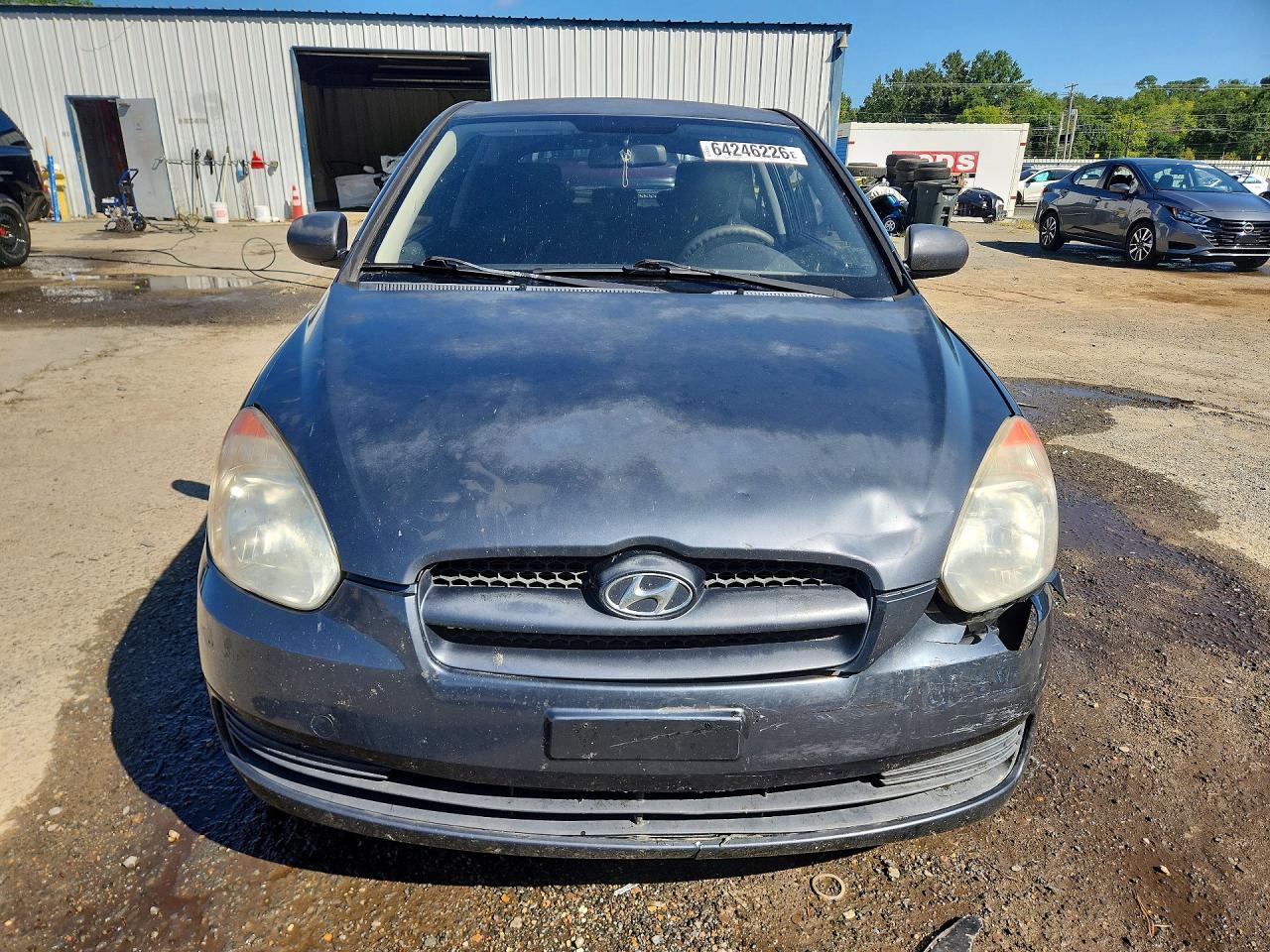 2010 Hyundai Accent Gs Blue vin: KMHCM3AC3AU186120