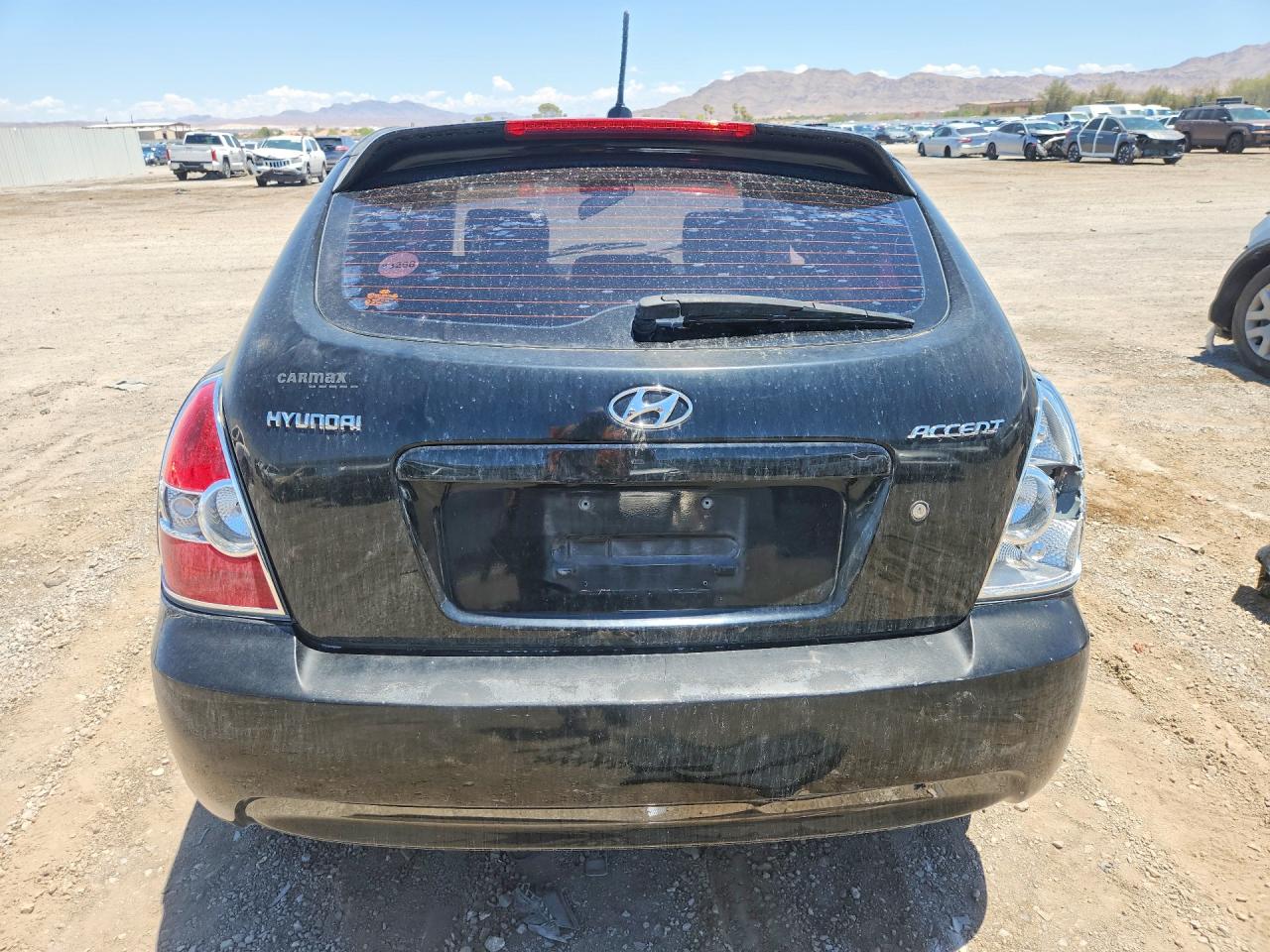 2011 Hyundai Accent Gl Black vin: KMHCM3AC3BU188953