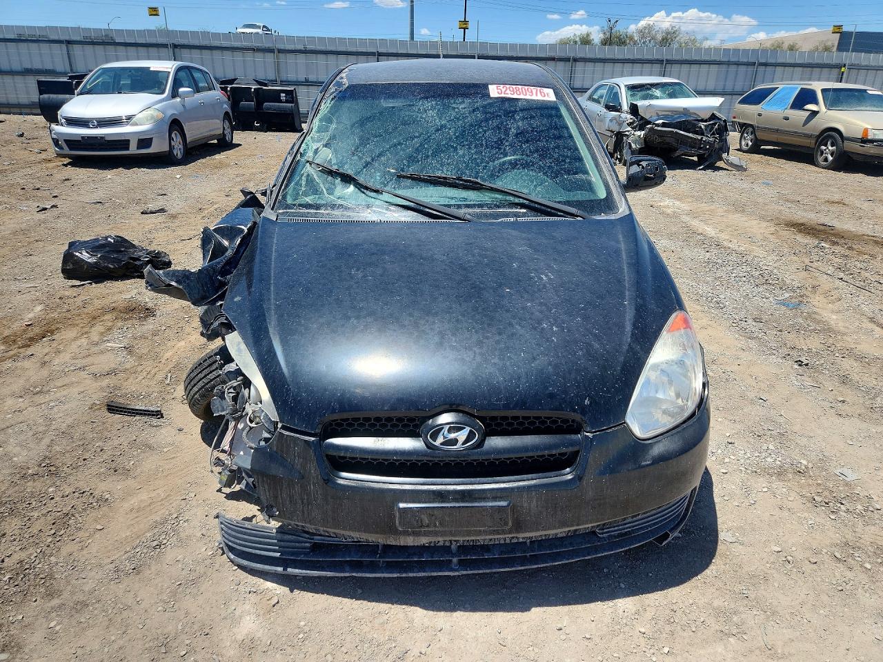 2011 Hyundai Accent Gl Black vin: KMHCM3AC3BU188953